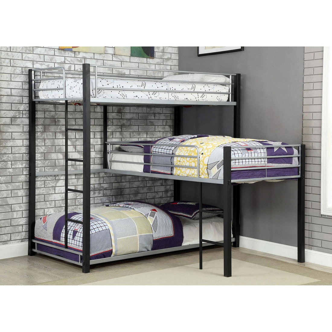  Furniture of America Kids Beds Bunk Bed CM-BK919-BED IMAGE 1