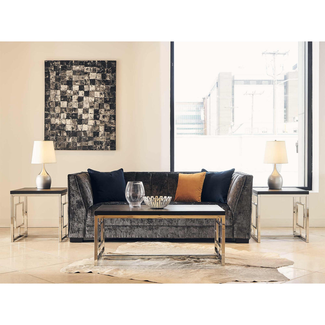  Elements International Ezra End Table CEZ100ET IMAGE 1