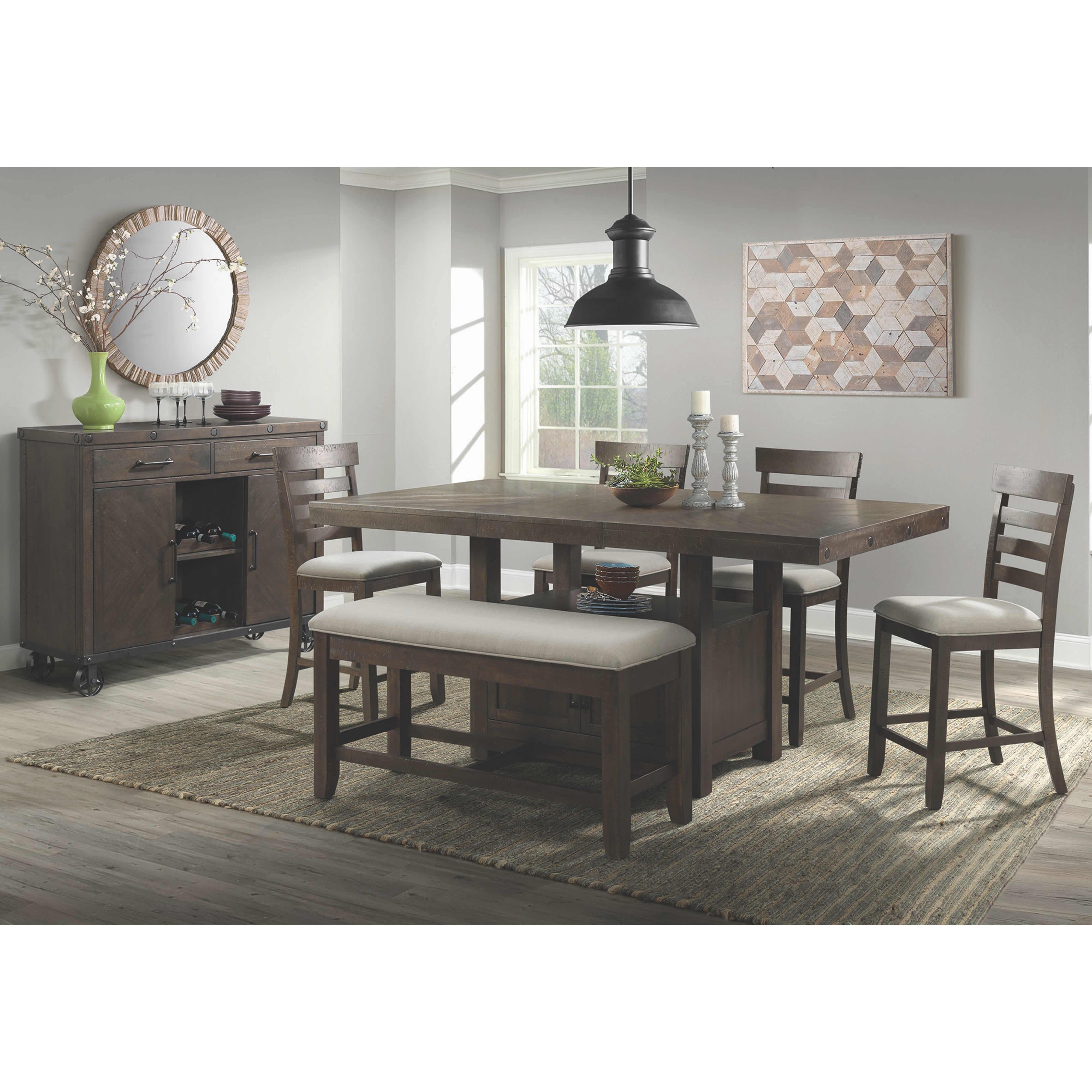  Elements International Colorado Counter Height Dining Chair DCO100CSC IMAGE 5