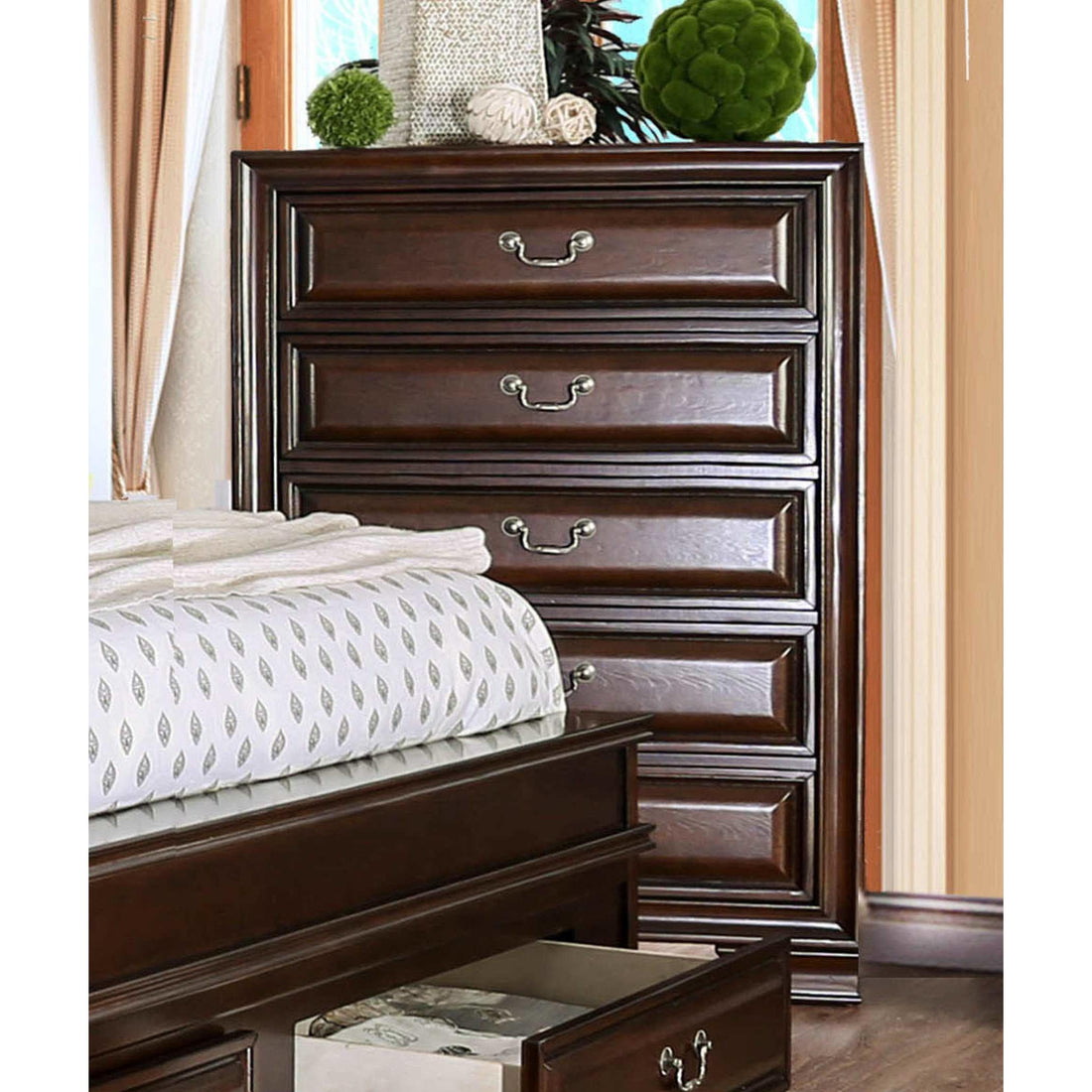  Furniture of America Brandt 5-Drawer Chest CM7302CH-C IMAGE 1