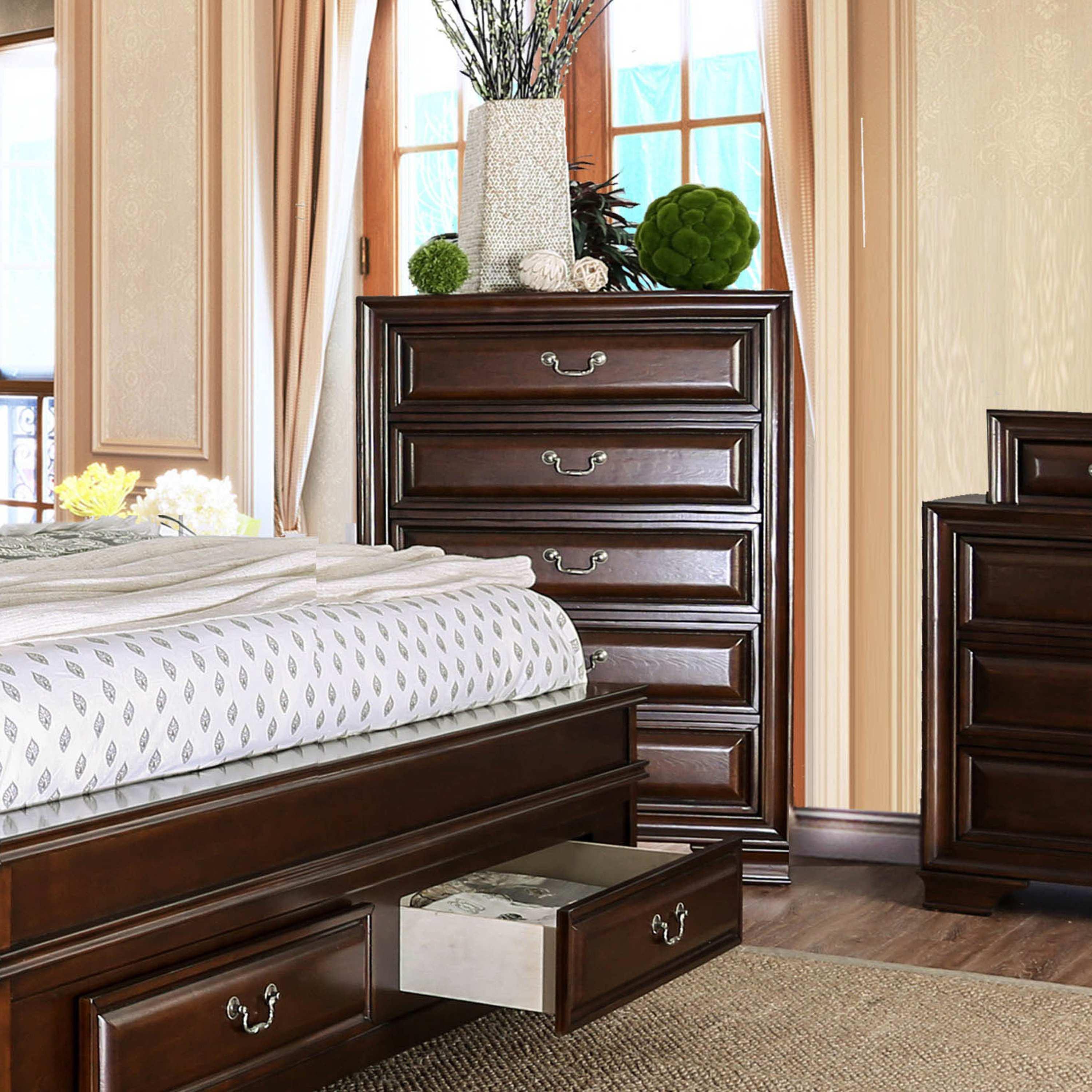  Furniture of America Brandt 5-Drawer Chest CM7302CH-C IMAGE 2