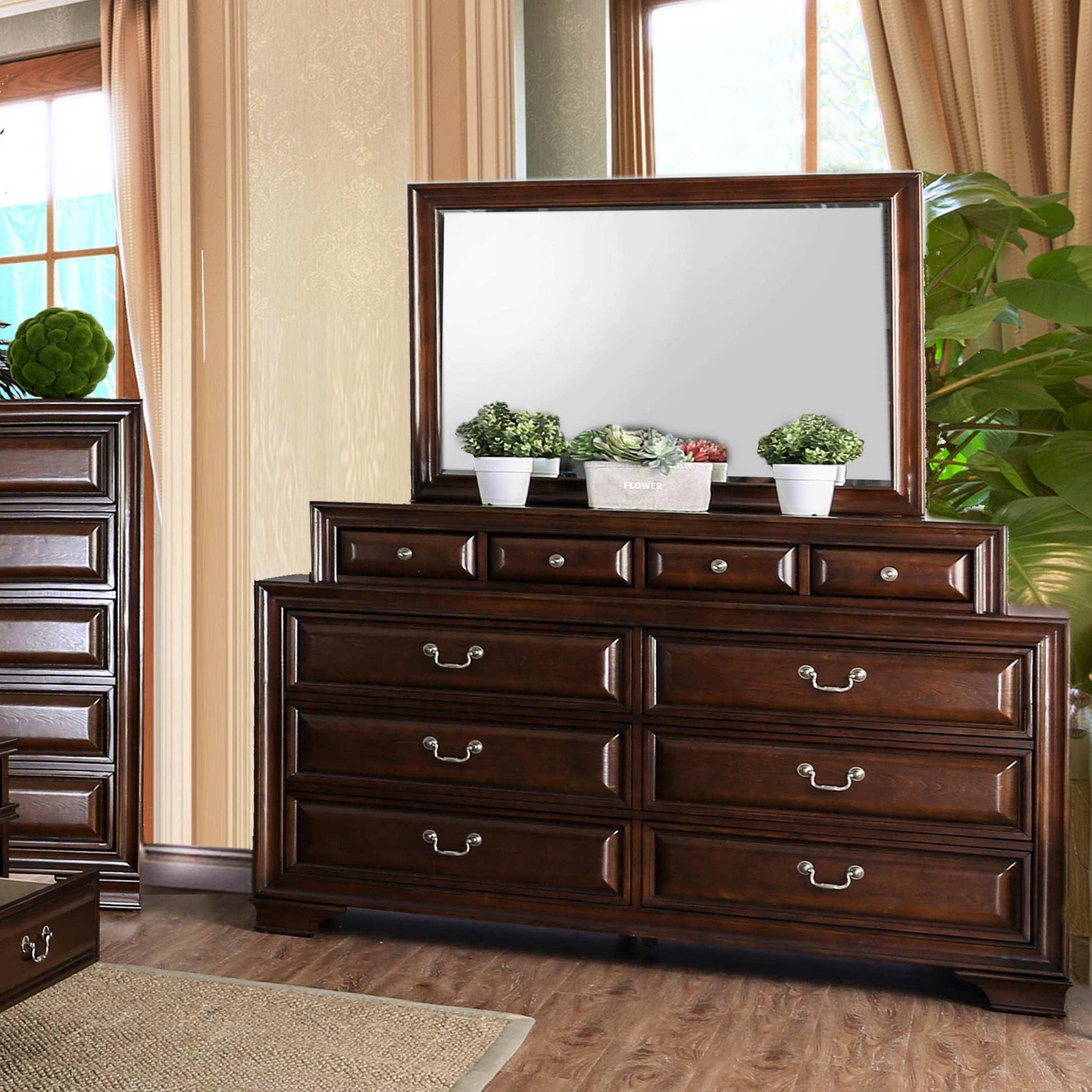  Furniture of America Brandt 10-Drawer Dresser CM7302CH-D IMAGE 2