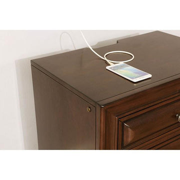  Furniture of America Brandt 3-Drawer Nightstand CM7302CH-N IMAGE 1