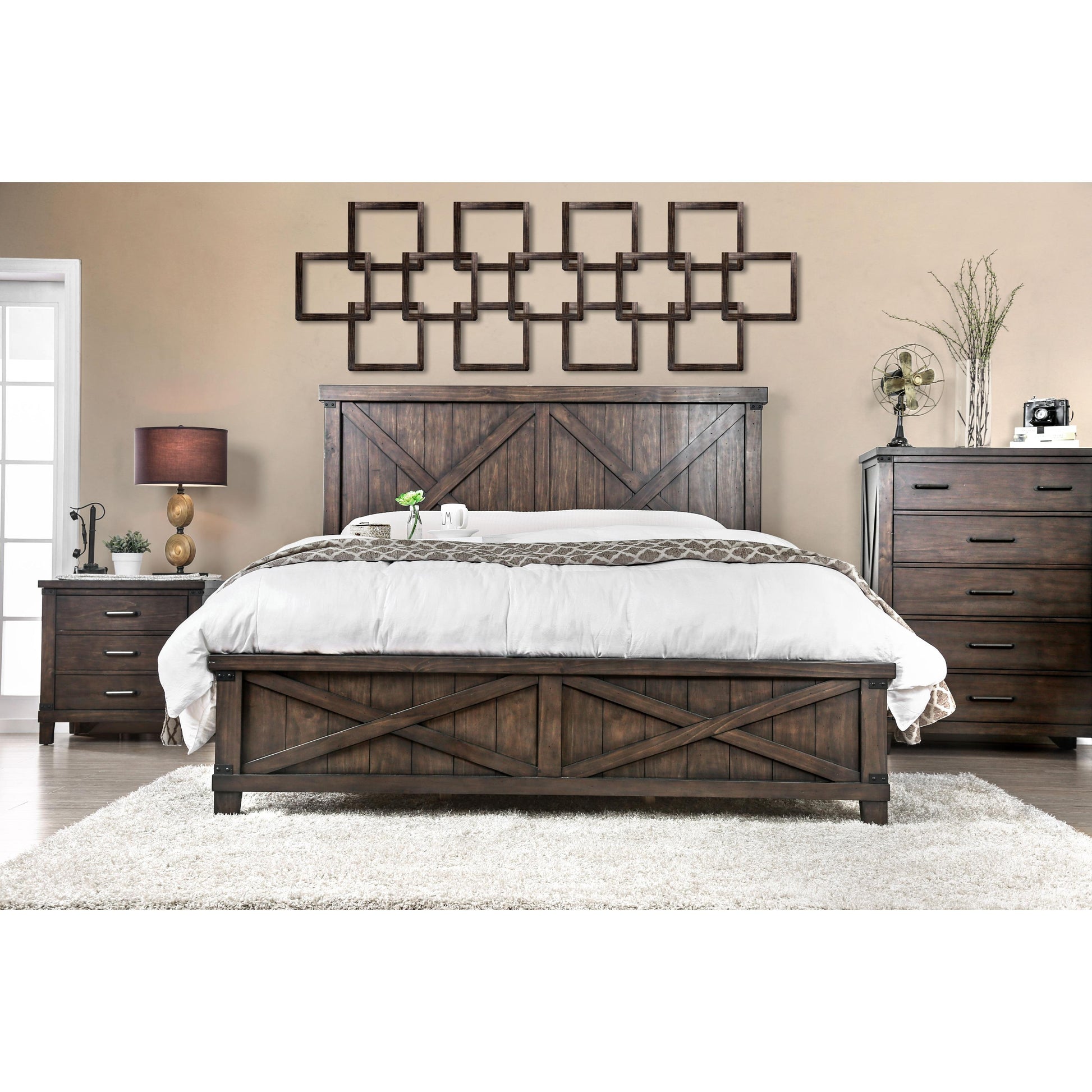  Color_Dark Walnut  Size_Queen  -- Bianca CM7734Q Queen Bed IMAGE 4