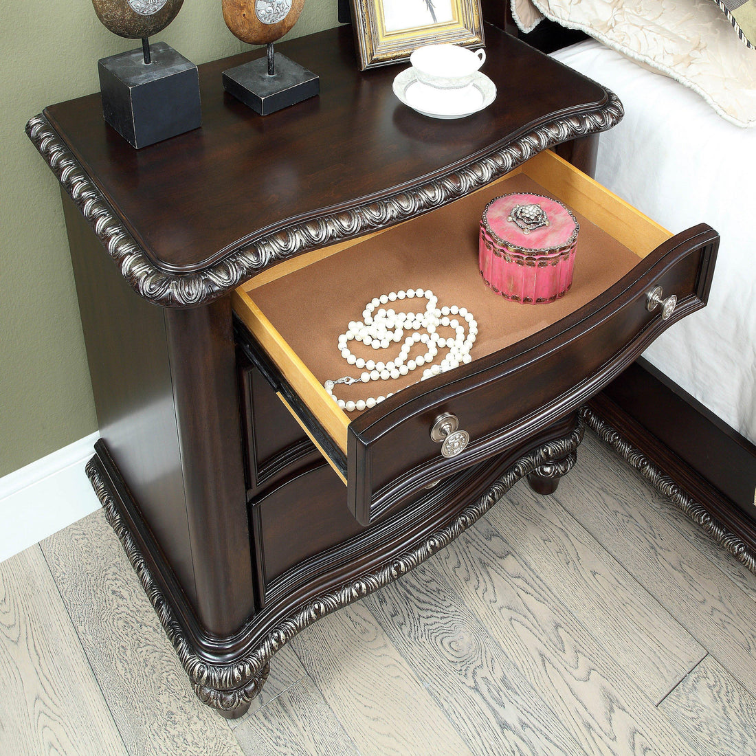  Furniture of America Europa CM7389N Night Stand IMAGE 1