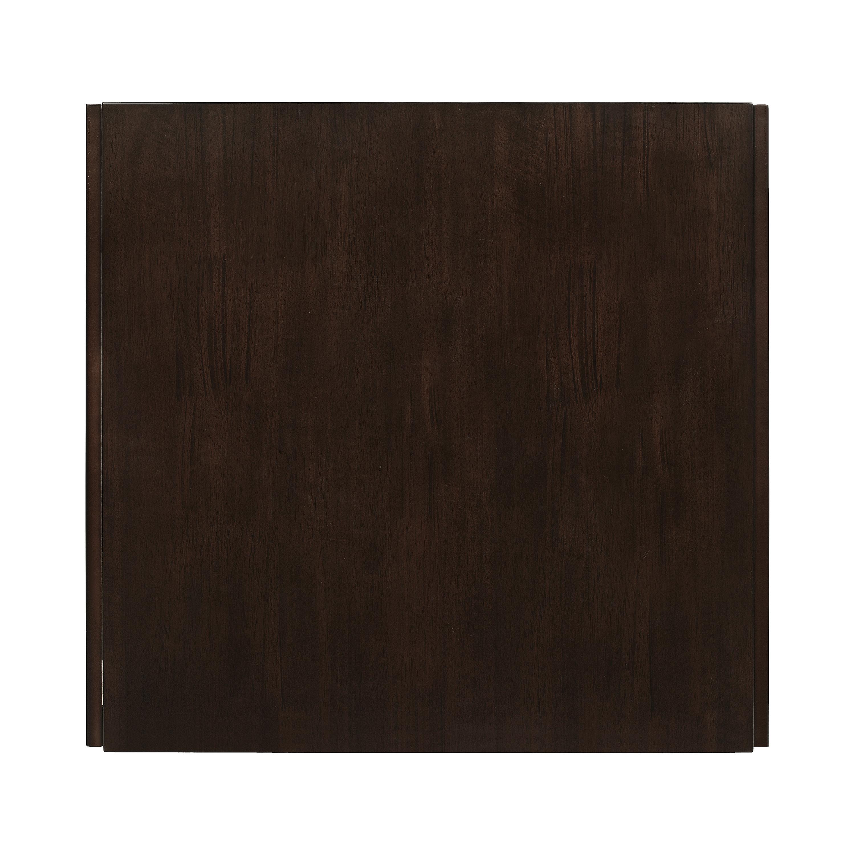  Coaster Furniture Kelso 190821 Rectangular 52-inch Extension Dining Table - Cappuccino IMAGE 5