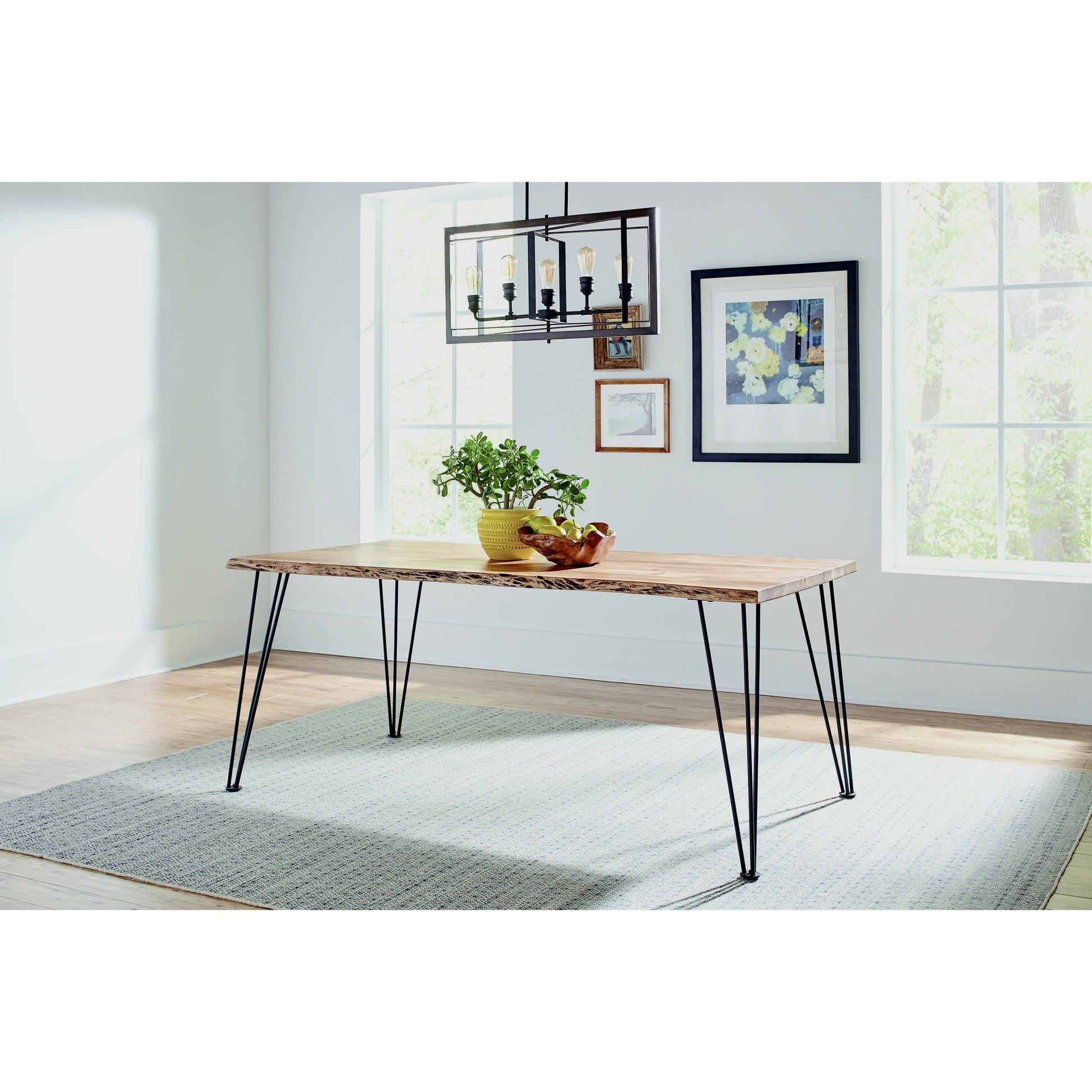  Coaster Furniture Sherman 190911 71-inch Live Edge Dining Table - Natural Acacia IMAGE 7