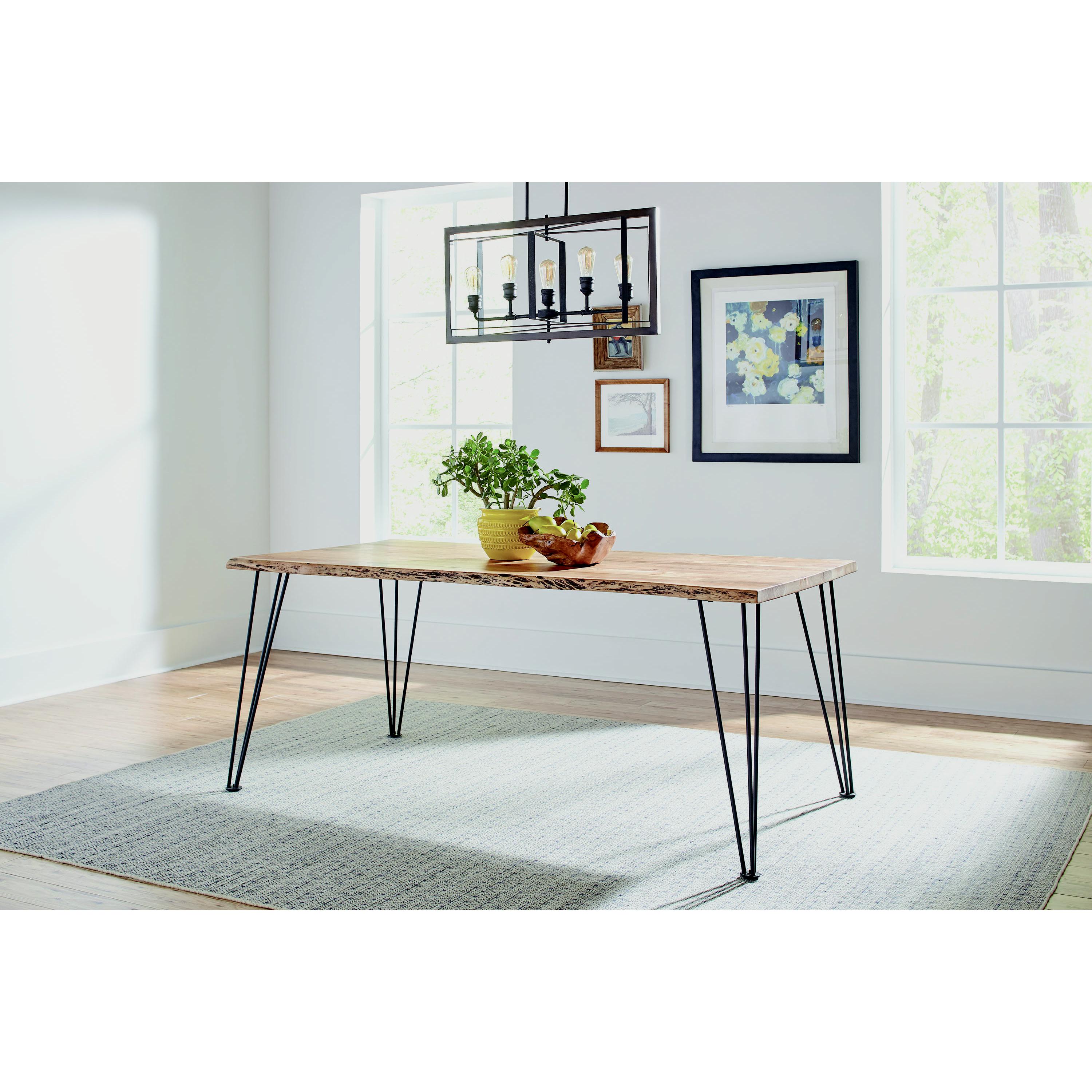  Coaster Furniture Sherman 190911 71-inch Live Edge Dining Table - Natural Acacia IMAGE 7