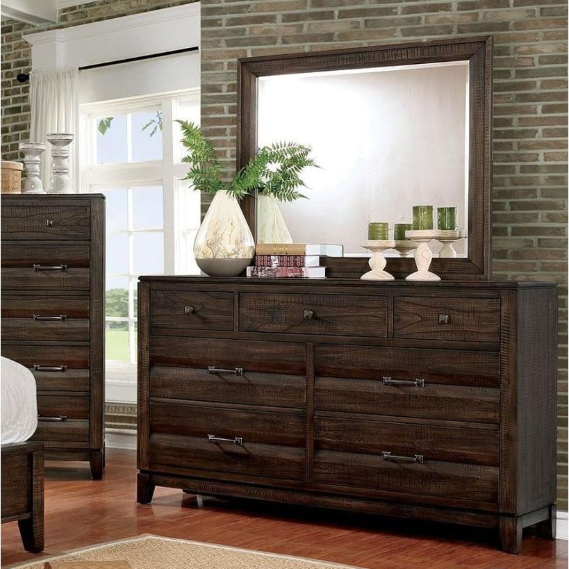  Furniture of America Agapetos Dresser Mirror CM7581M IMAGE 3