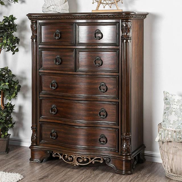  Furniture of America Menodora 5-Drawer Chest CM7311C IMAGE 5