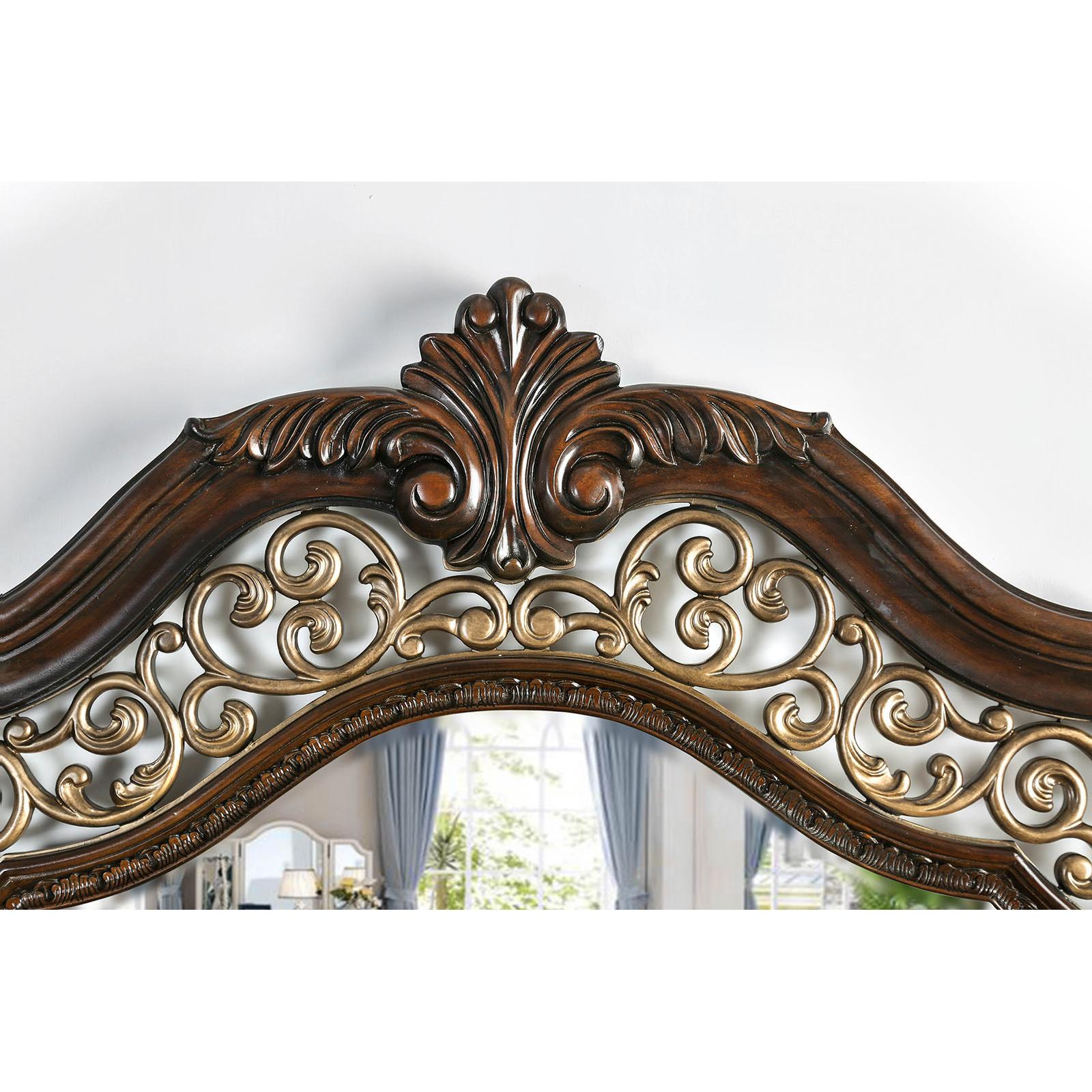  Furniture of America Menodora Dresser Mirror CM7311M IMAGE 2