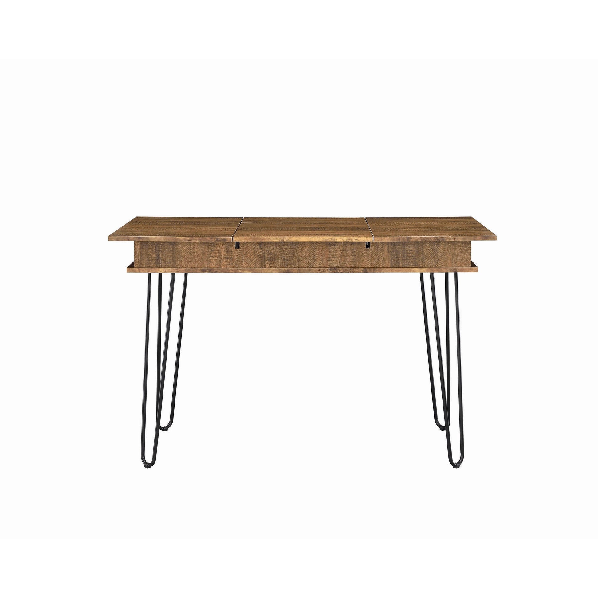  Coaster Furniture Sheeran 802011 47-inch Writing Desk with Storage - Rustic Amber IMAGE 3