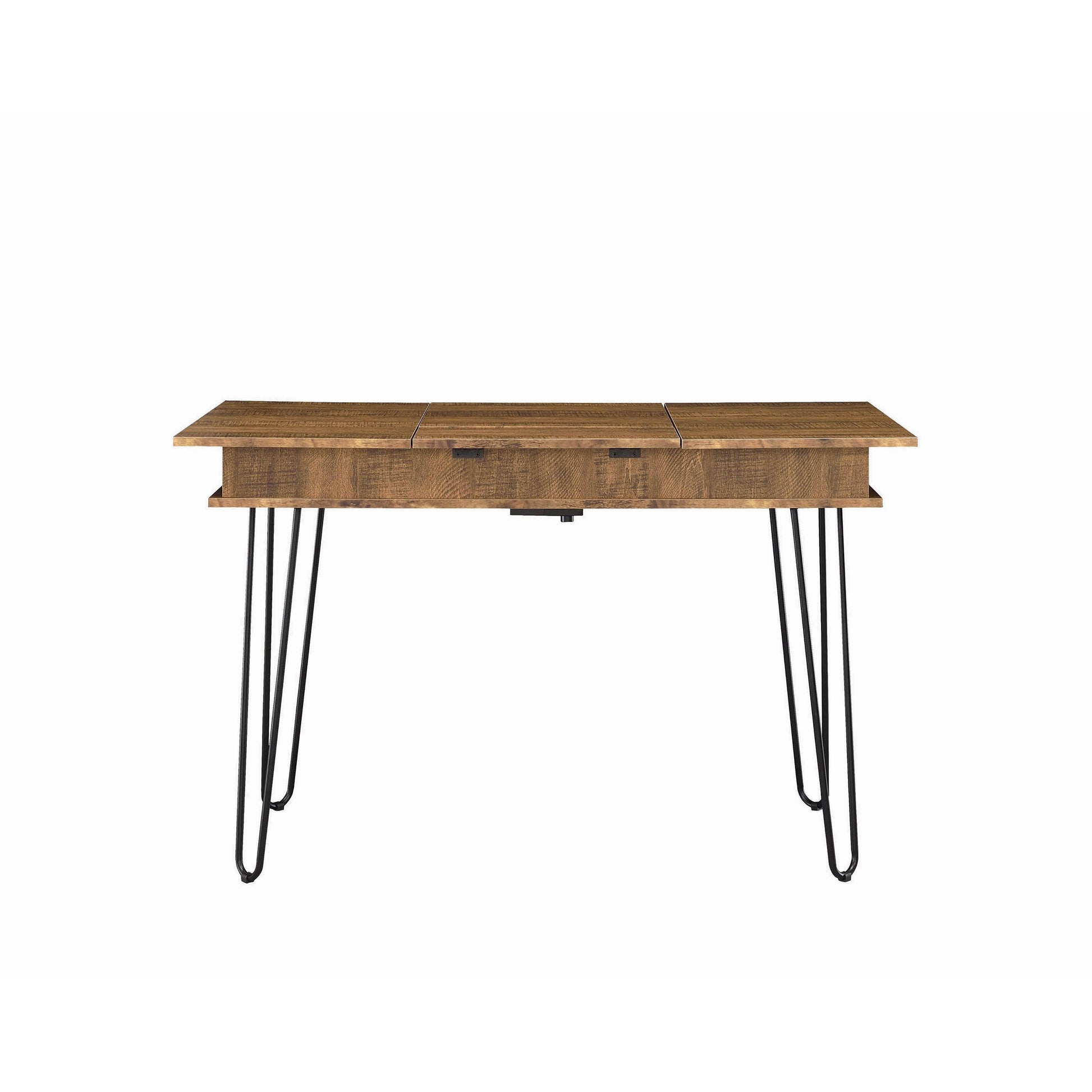  Coaster Furniture Sheeran 802011 47-inch Writing Desk with Storage - Rustic Amber IMAGE 5