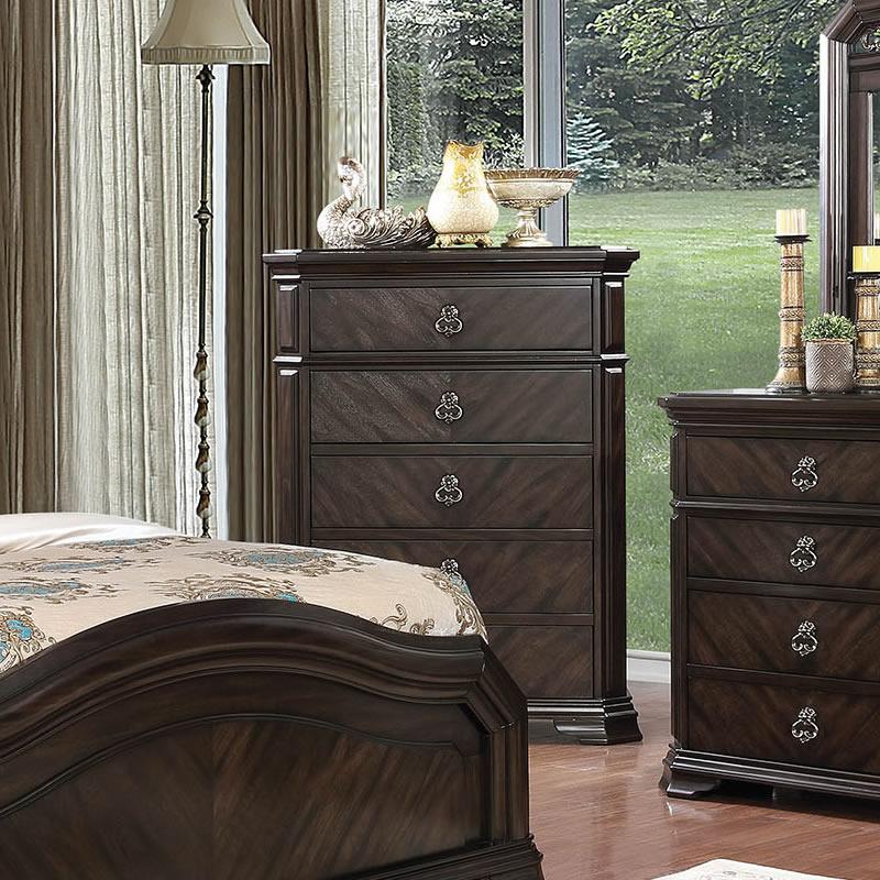  Furniture of America Calliope 5-Drawer Chest CM7751C IMAGE 1