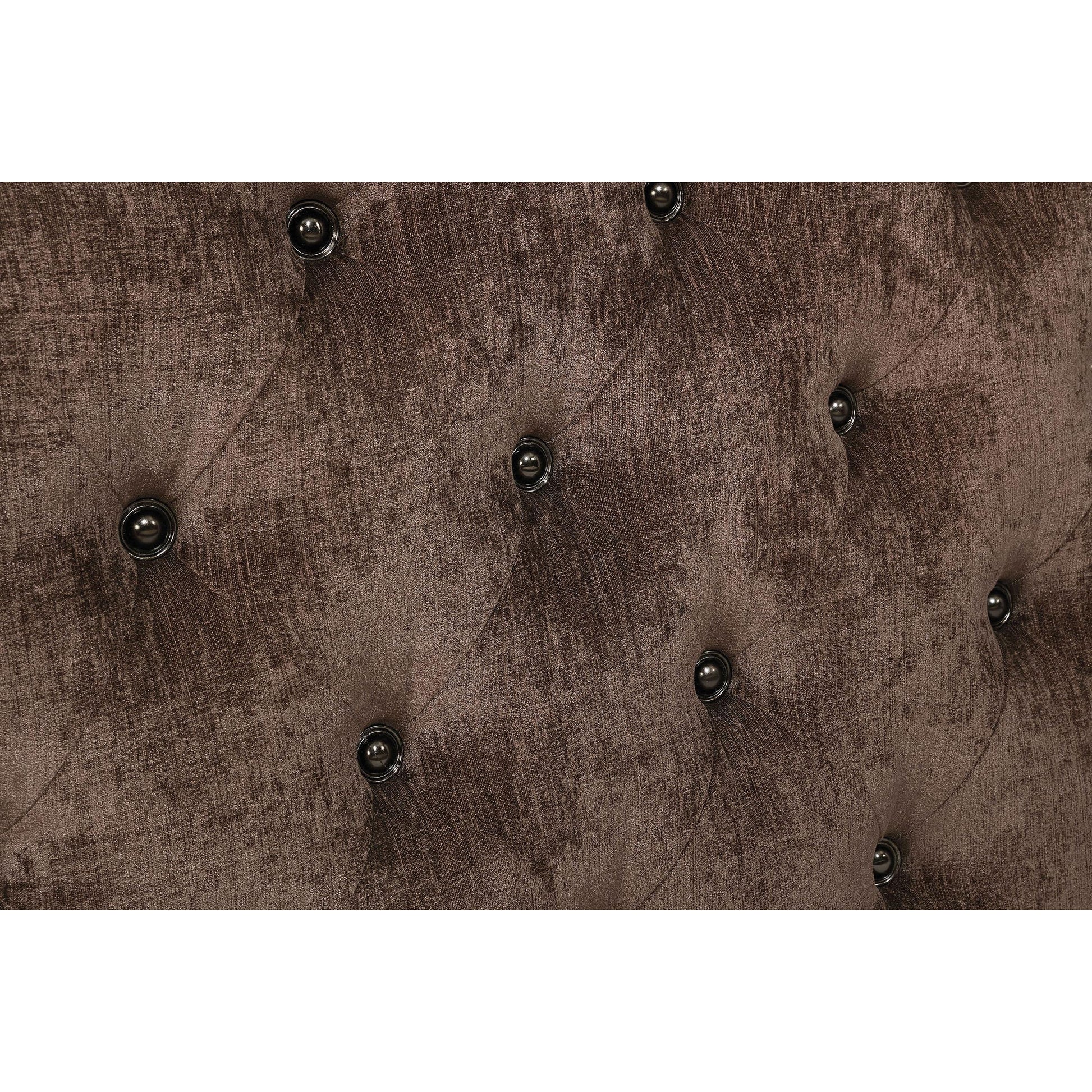  Furniture of America Calliope King Upholstered Panel Bed CM7752EK-BED IMAGE 3