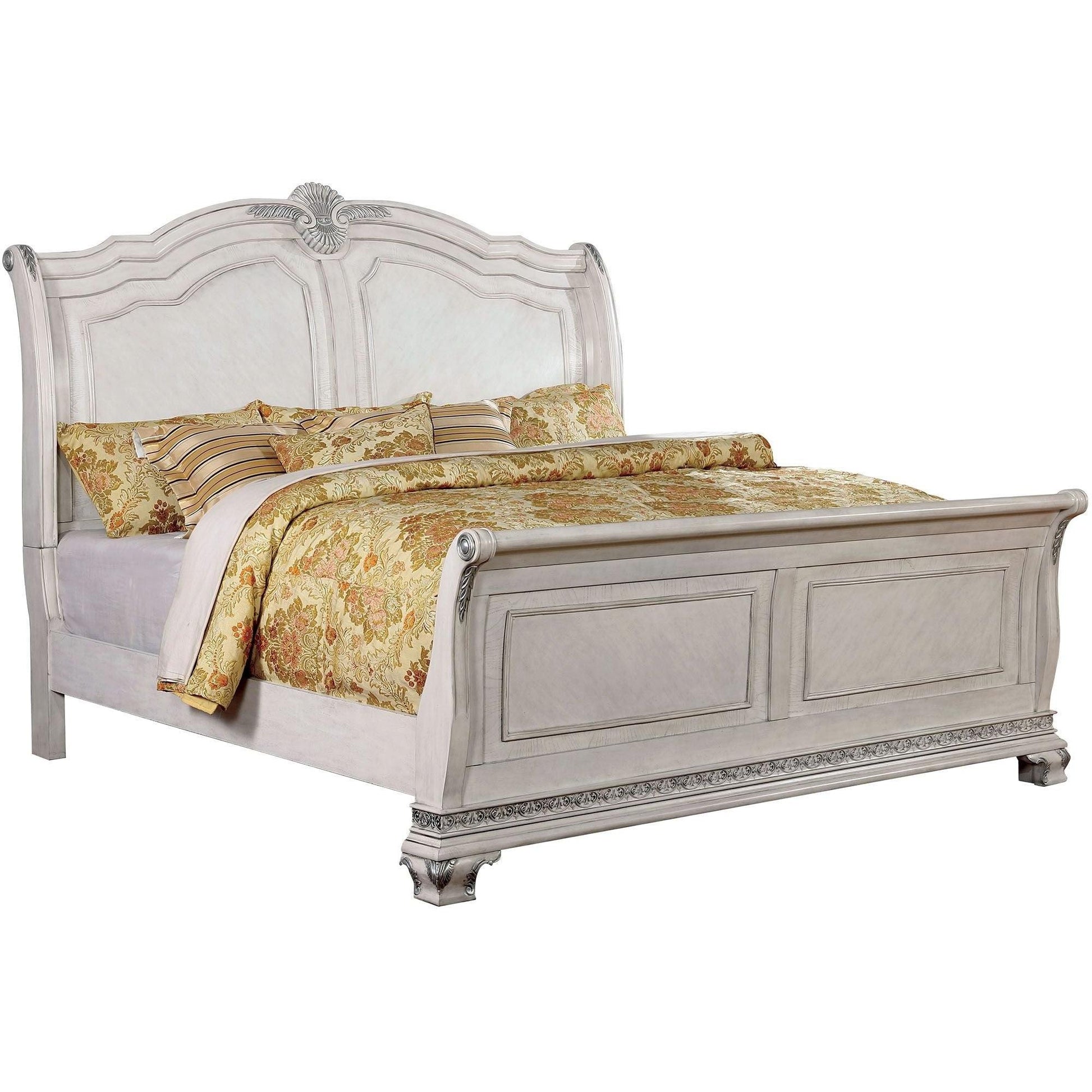  Furniture of America Isidora CM7799WH-EK King Bed IMAGE 1