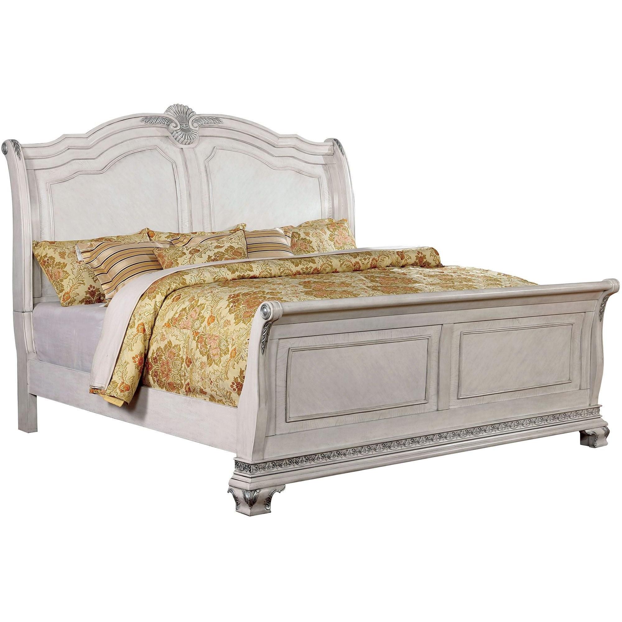  Furniture of America Isidora CM7799WH-EK King Bed IMAGE 1