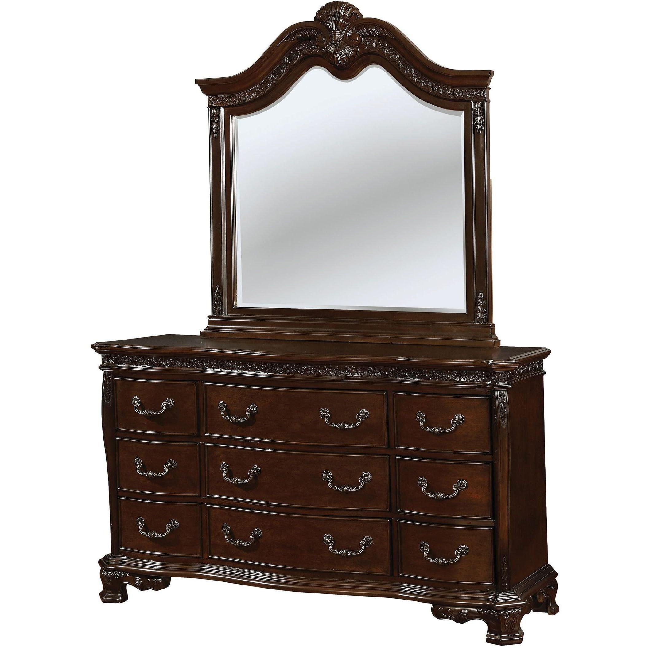  Furniture of America Hesperos Dresser Mirror CM7798CH-M IMAGE 2