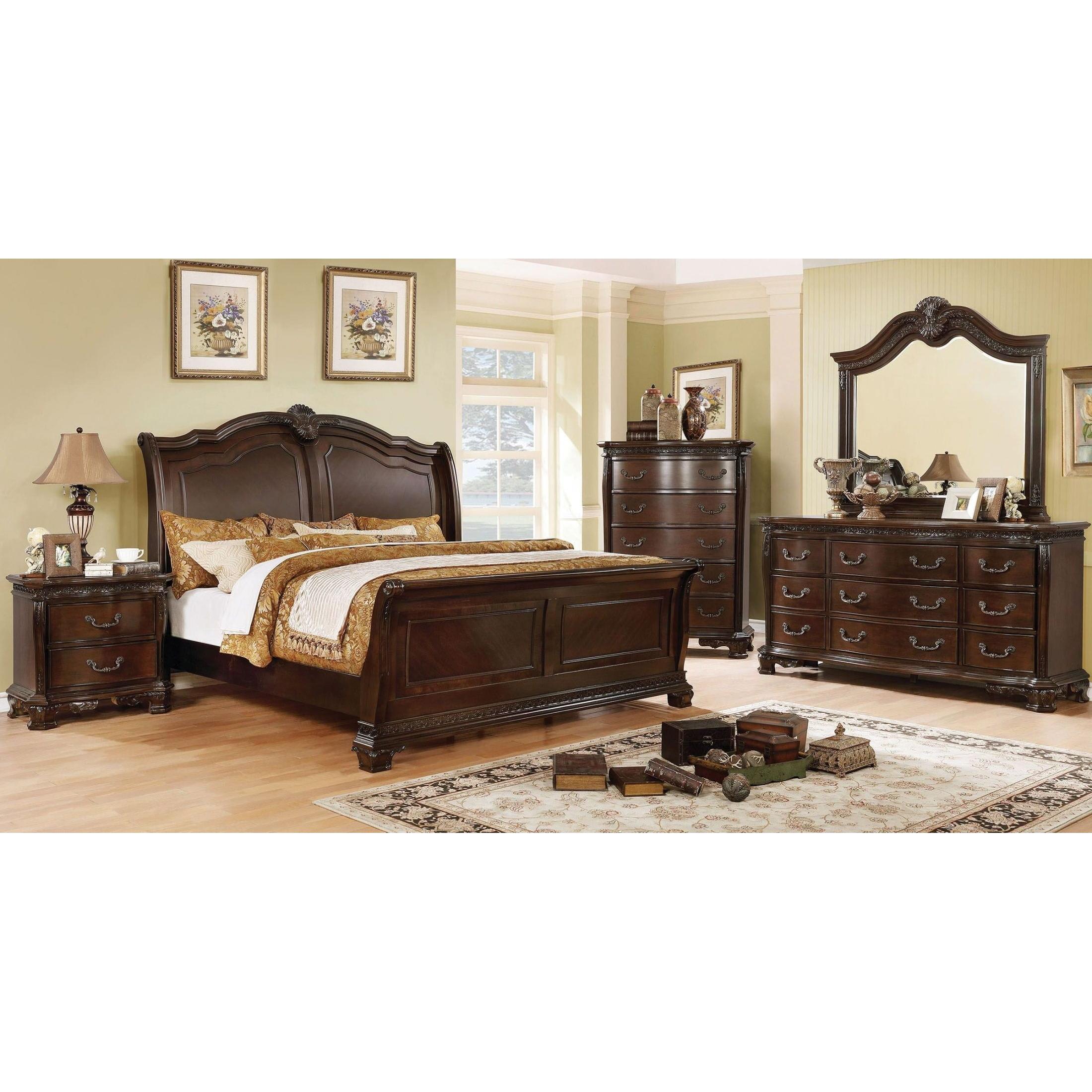  Furniture of America Hesperos Dresser Mirror CM7798CH-M IMAGE 4