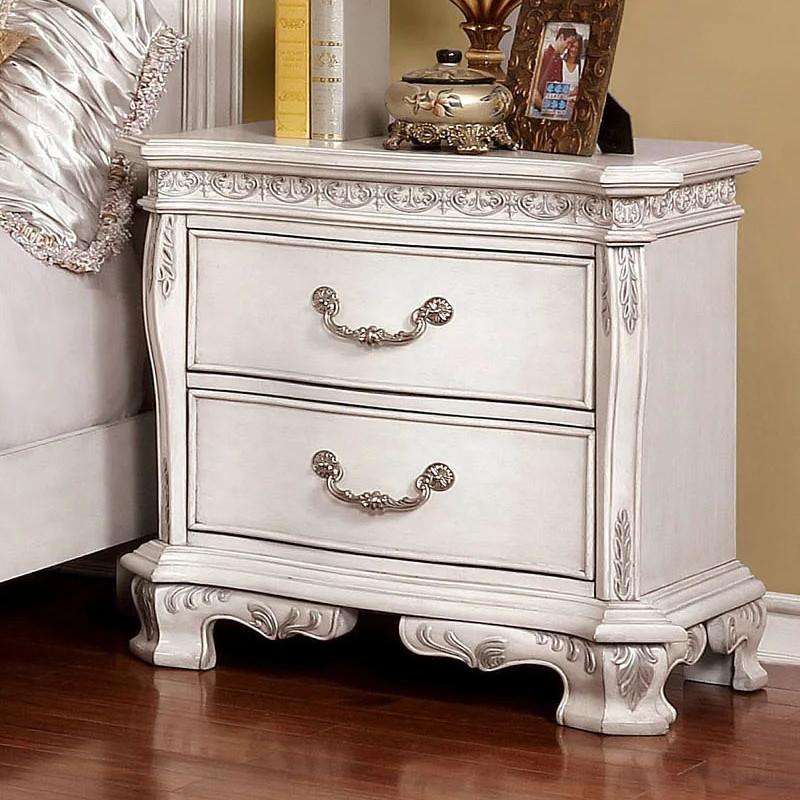  Furniture of America Hesperos 2-Drawer Nightstand CM7798WH-N IMAGE 1