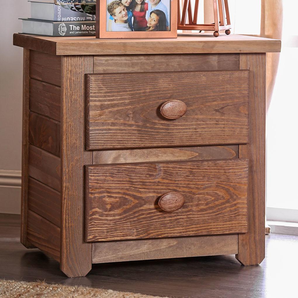  Furniture of America Lea 2-Drawer Kids Nightstand AM7000N IMAGE 1