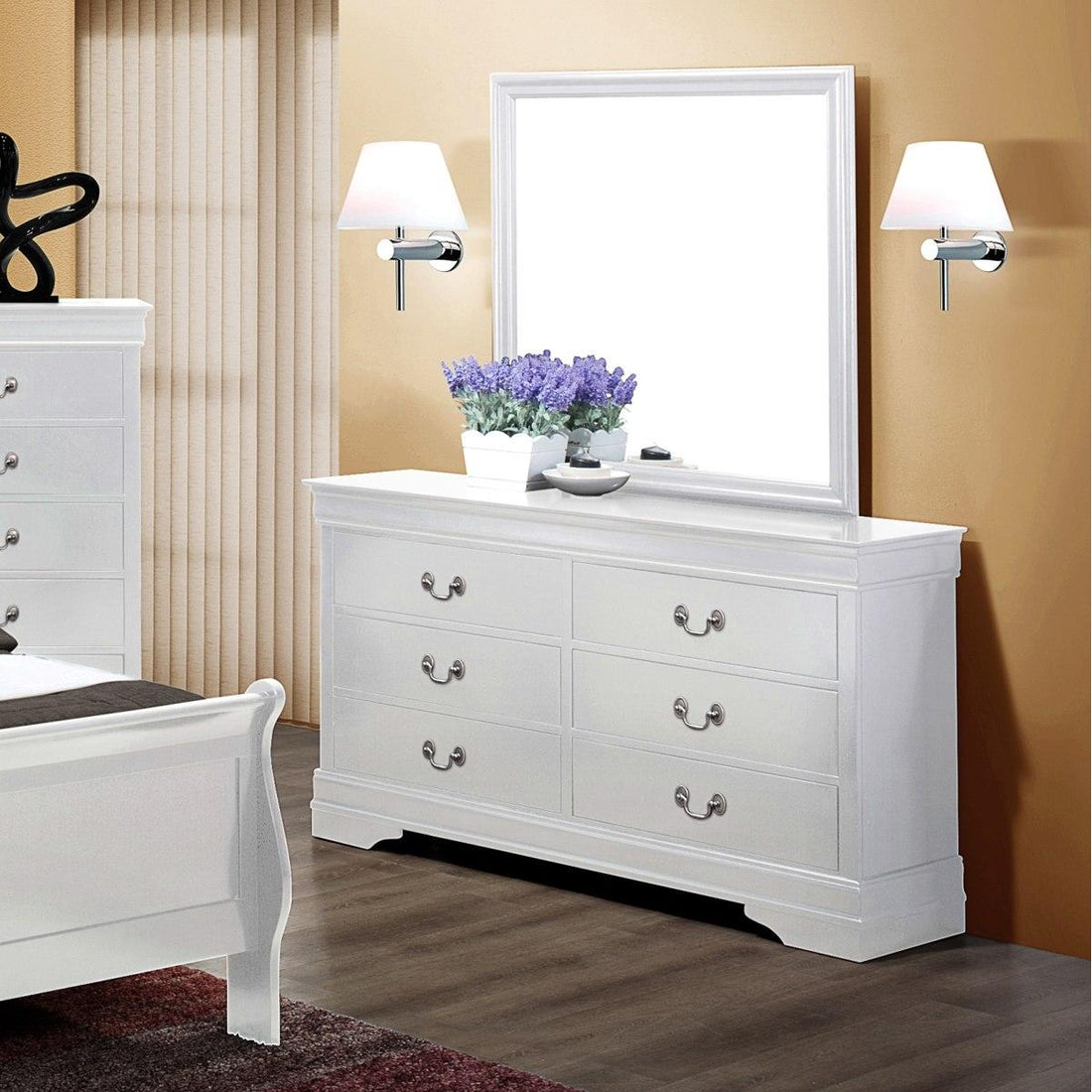  Crown Mark Louis Philip Dresser Mirror B3650-11 IMAGE 1