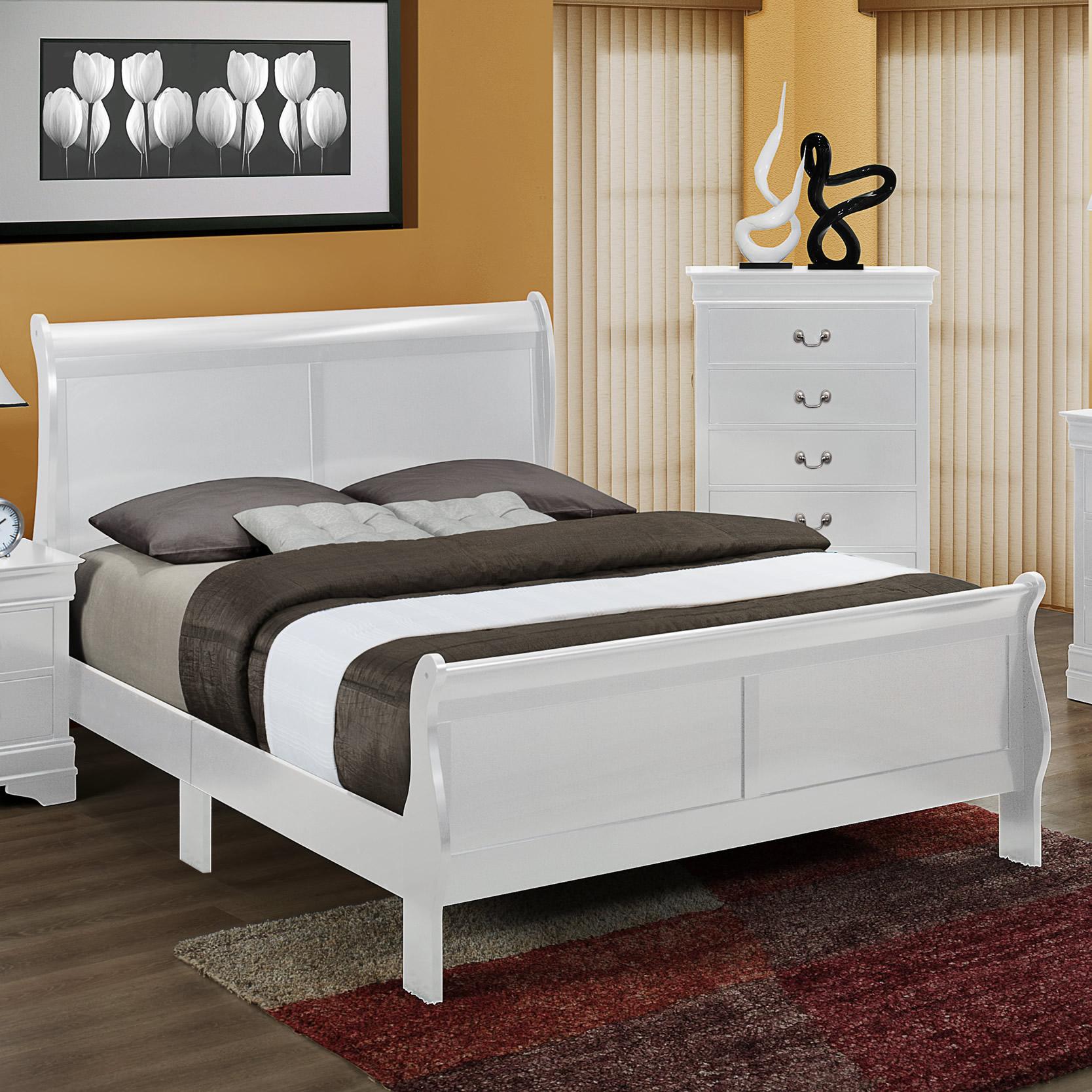  Size_Queen  -- Louis Philip B3650-Q Queen Sleigh Bed IMAGE 1