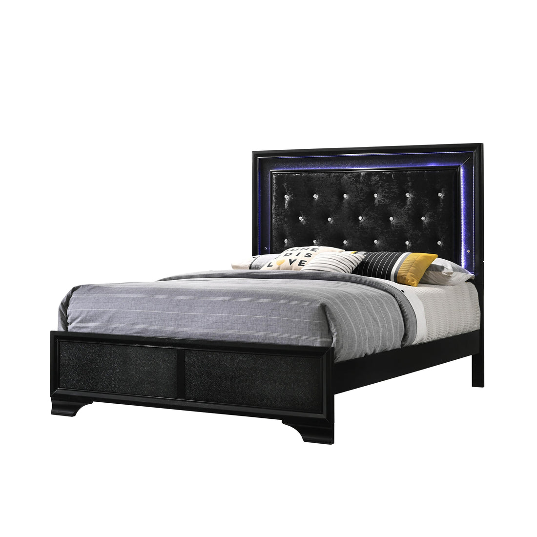 Size_Full  -- Micah Upholstered Panel Bed IMAGE 1