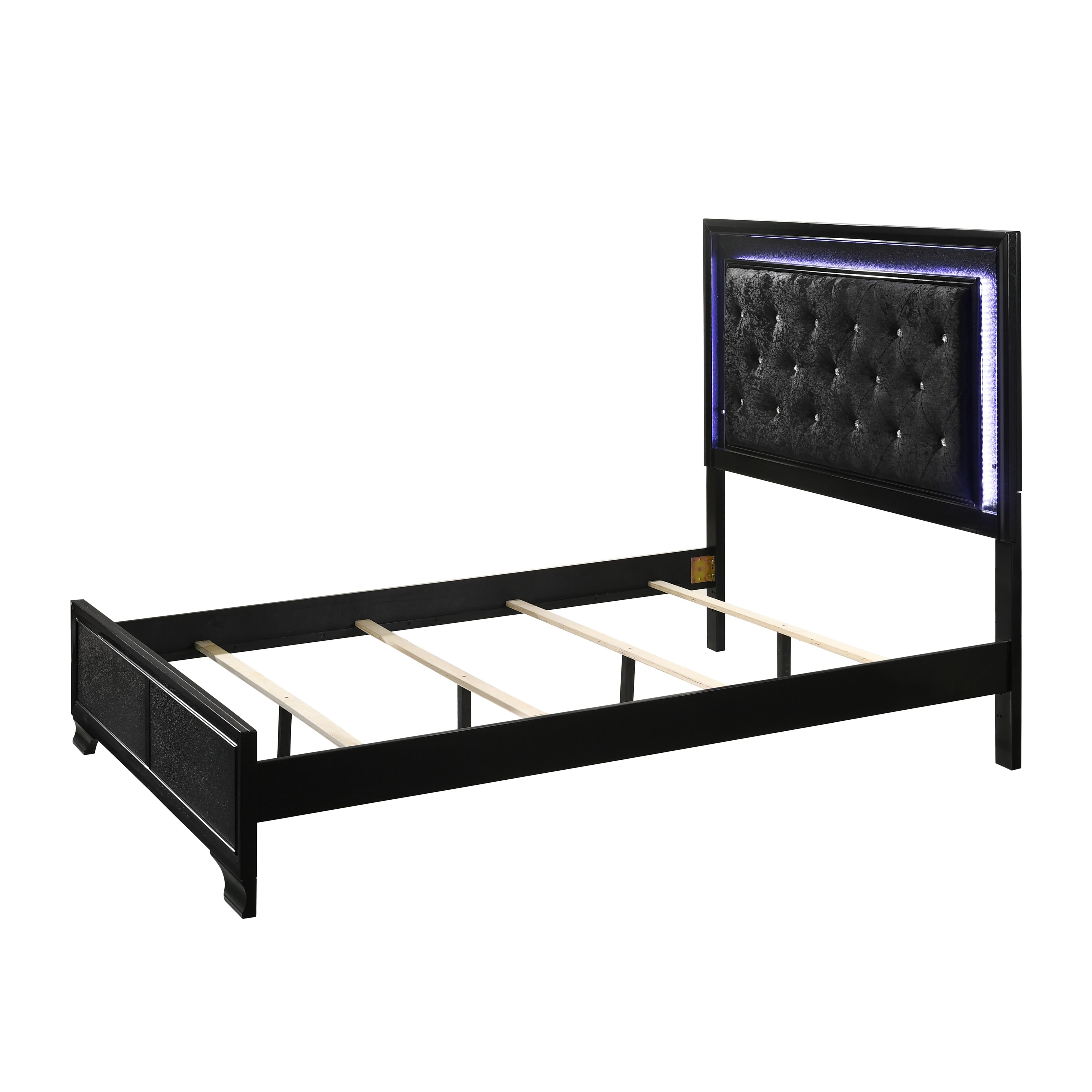  Size_Full  -- Crown Mark Micah Upholstered Panel Bed IMAGE 2