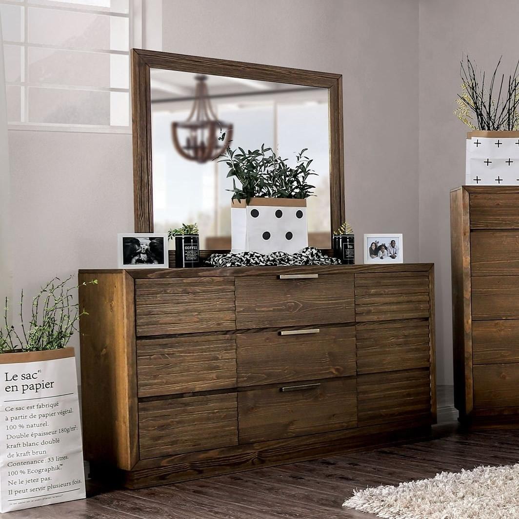  Furniture of America Tolna Dresser Mirror CM7532M IMAGE 1