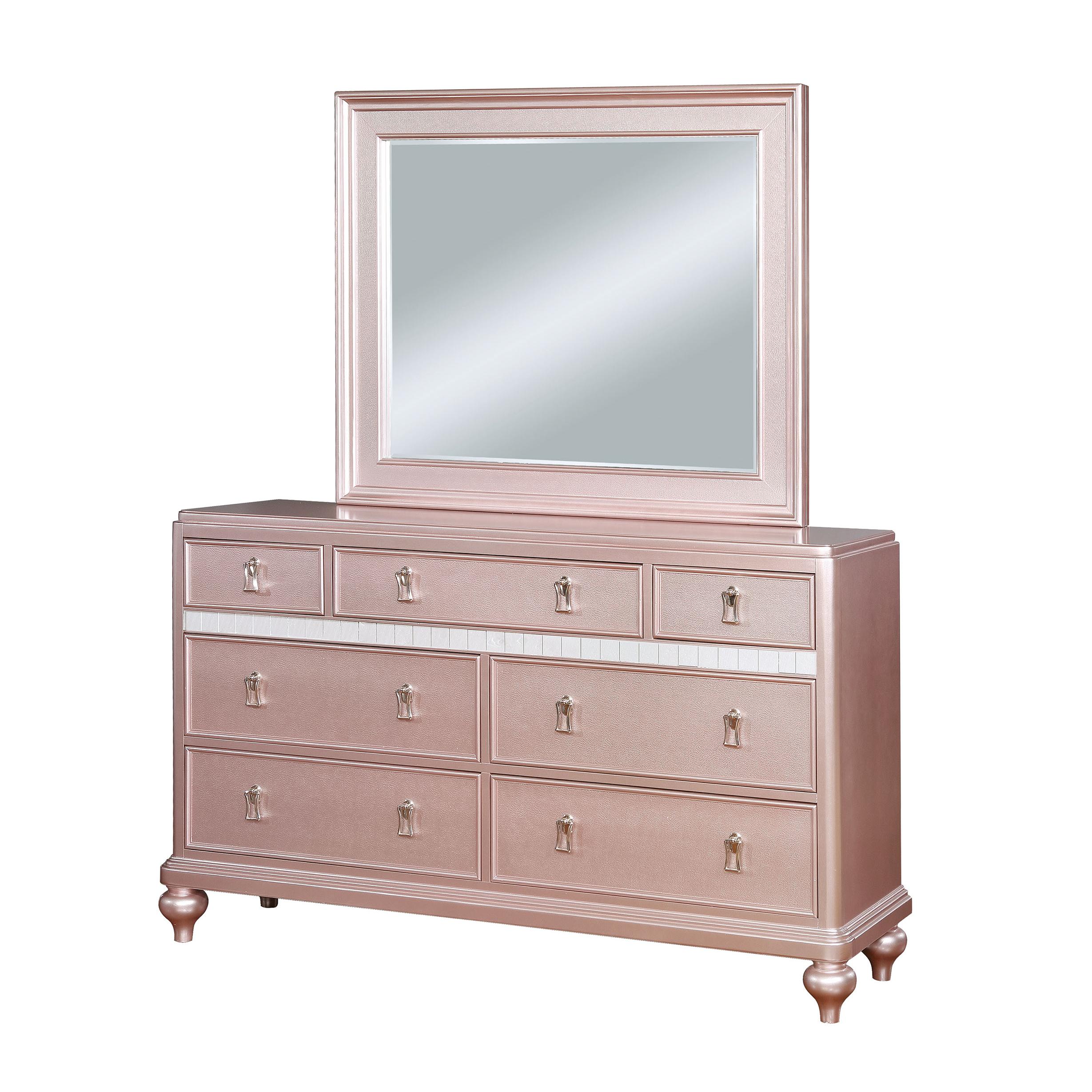 Furniture of America Avior Dresser Mirror CM7170RG-M IMAGE 2
