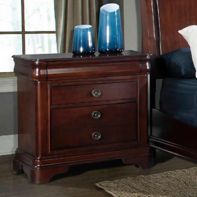  Elements International Cameron 4-Drawer Nightstand CM750NS IMAGE 1