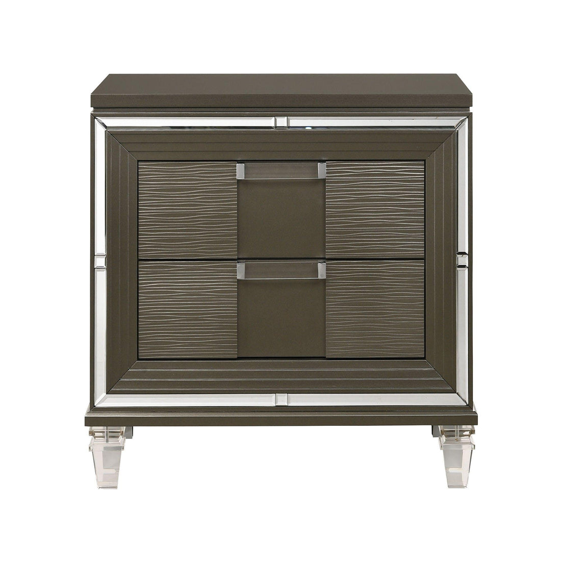  Elements International Twenty Nine 2-Drawer Nightstand TN600NS IMAGE 1