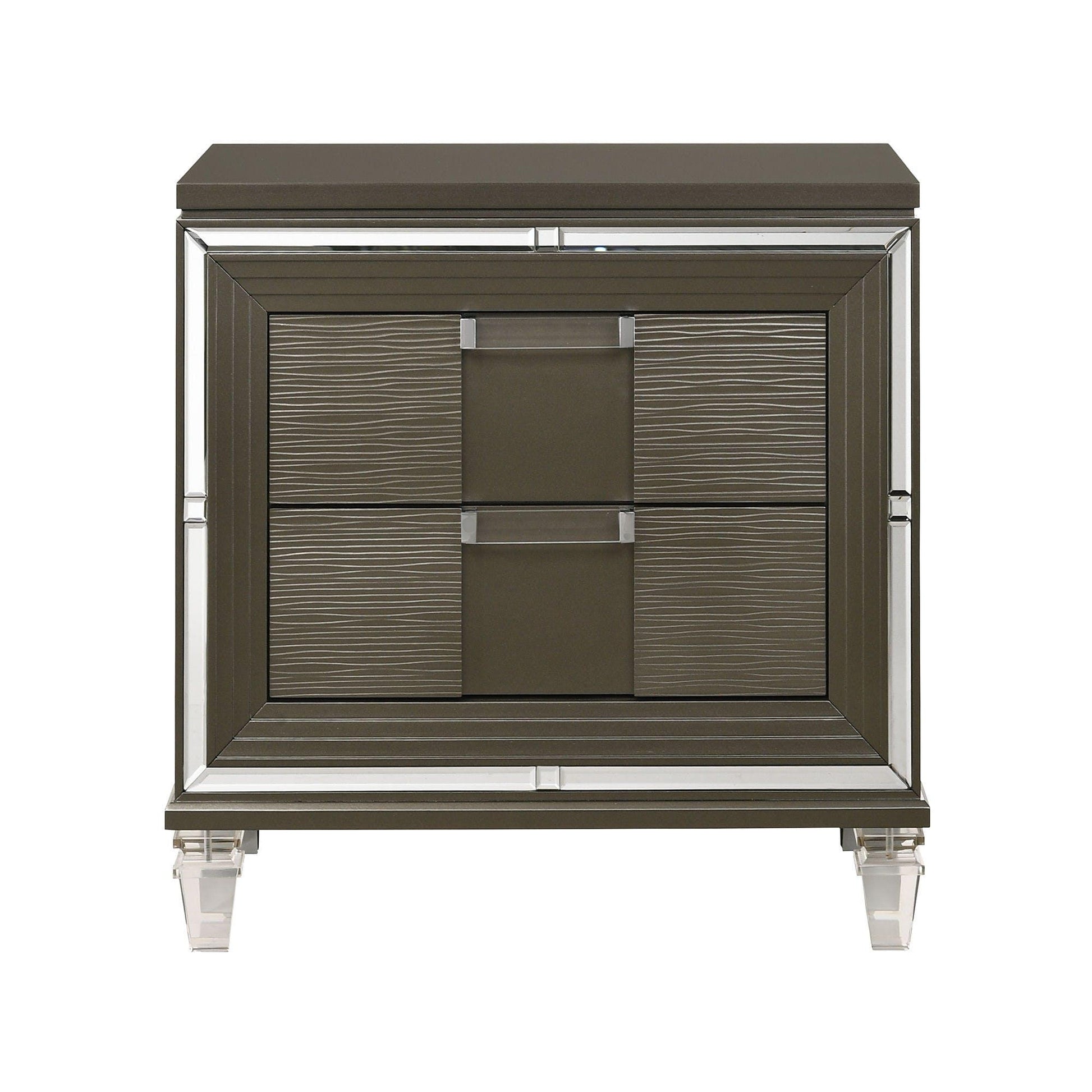  Elements International Twenty Nine 2-Drawer Nightstand TN600NS IMAGE 1