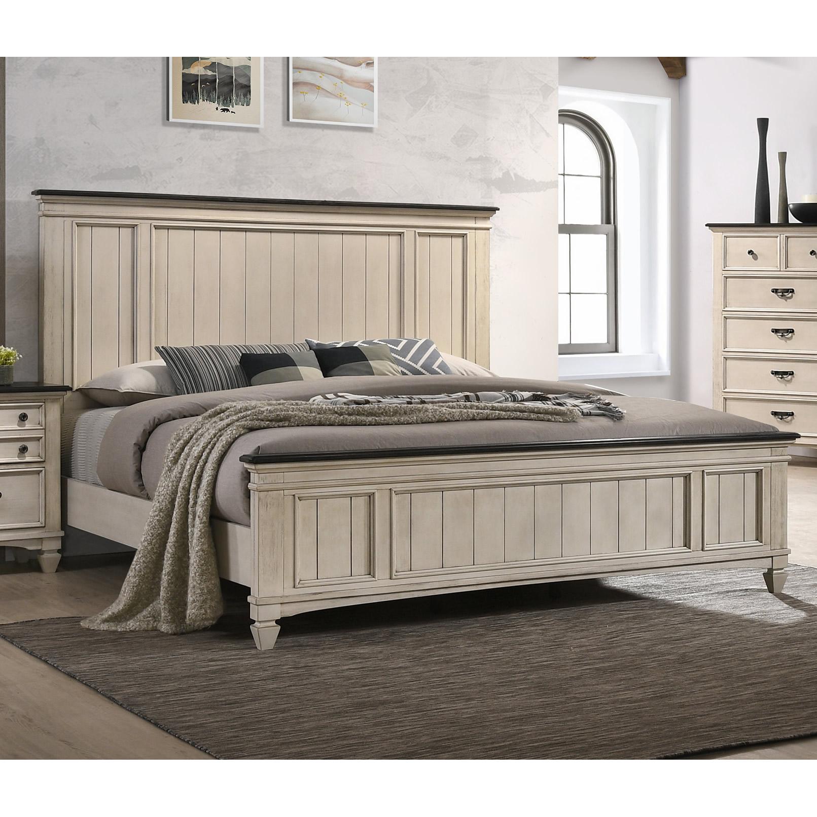  Size_King  -- Crown Mark Sawyer Panel Bed IMAGE 1