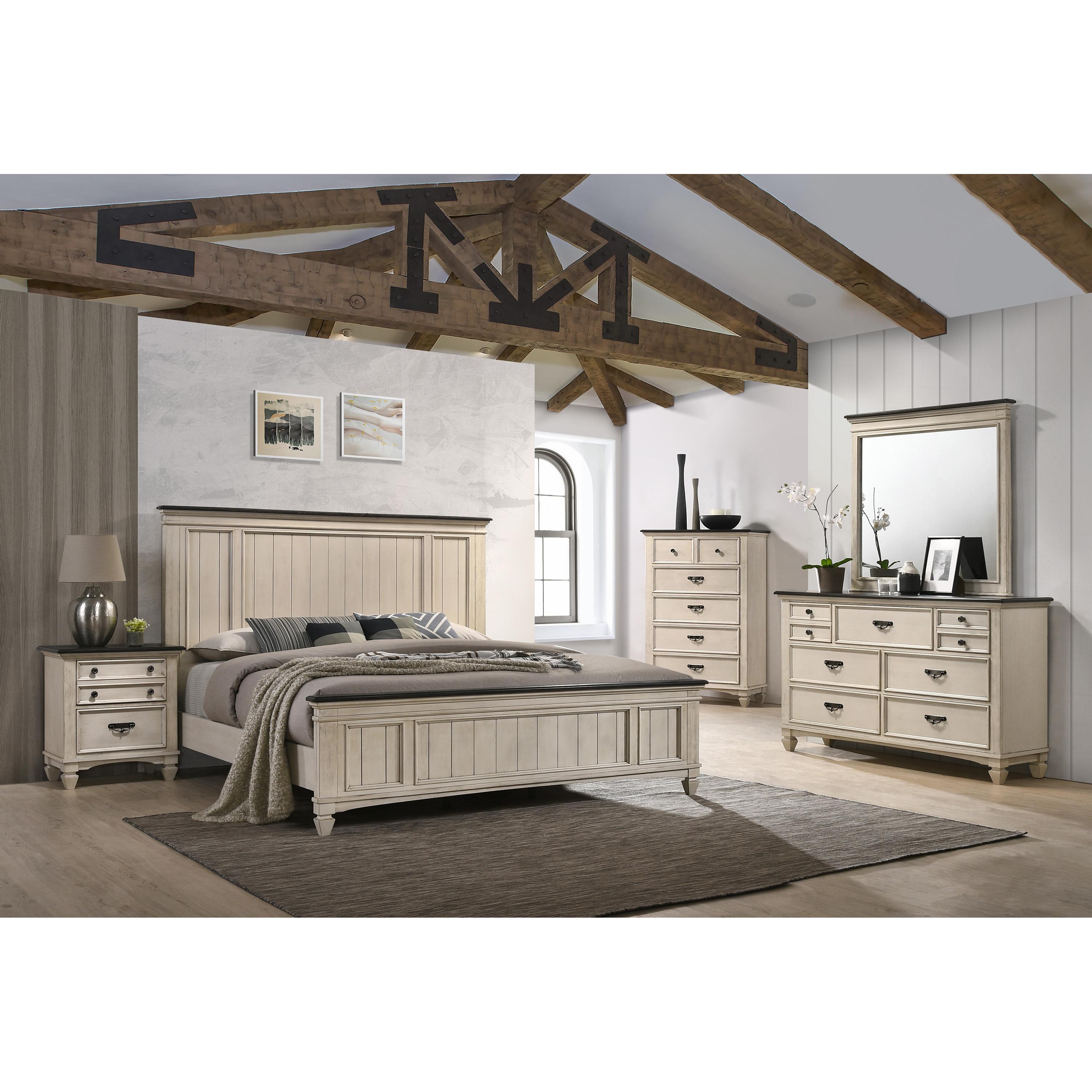  Size_Queen  -- Sawyer B9100-Q Queen Bed IMAGE 2