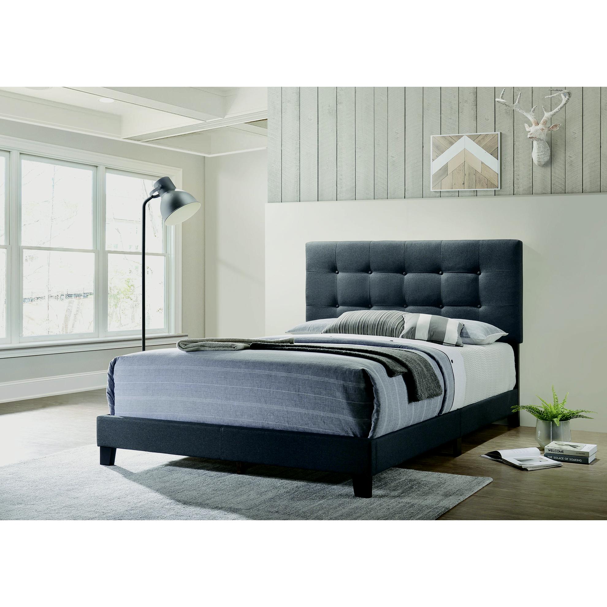  Size_Full  -- Coaster Furniture Mapes Upholstered Panel Bed IMAGE 4