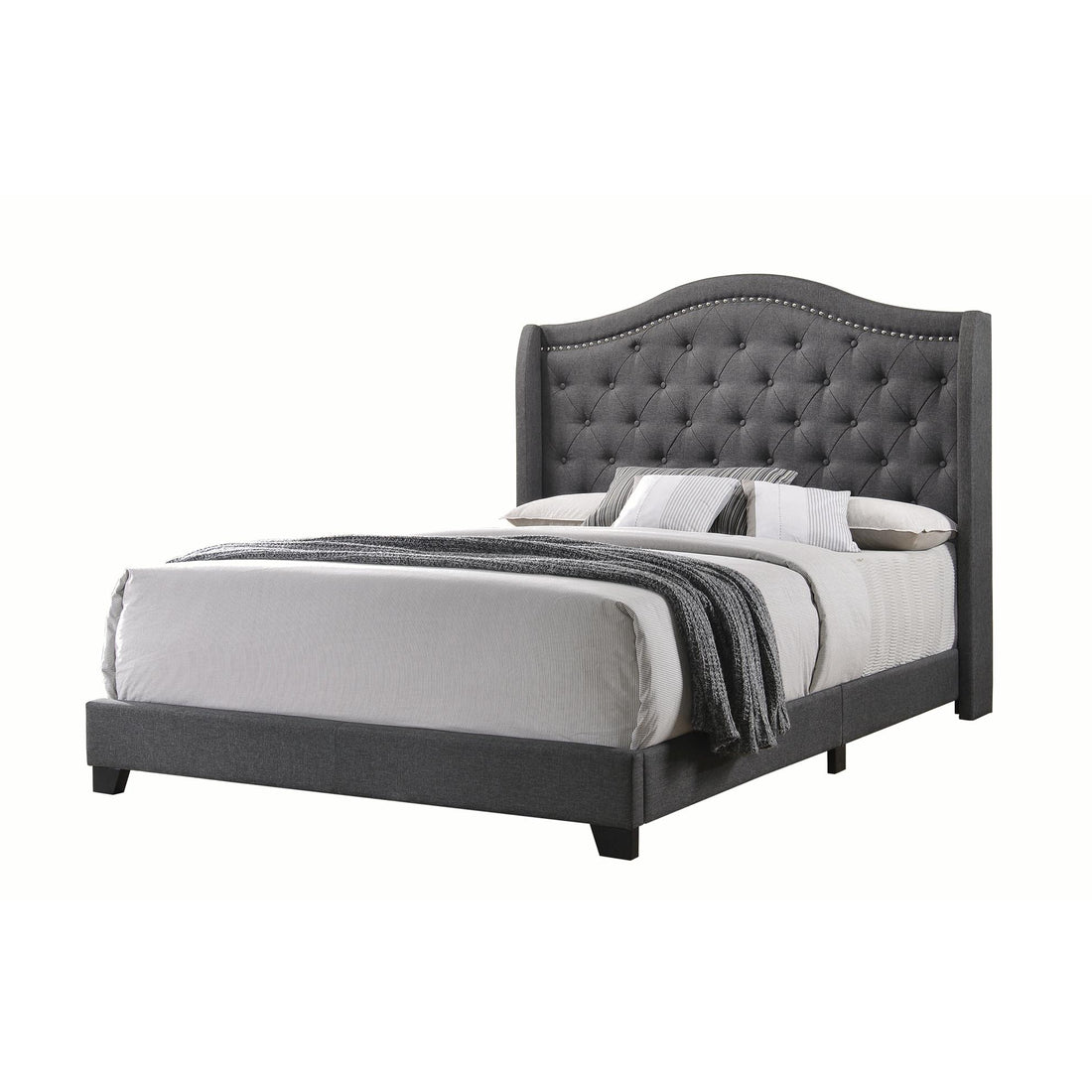  Size_Full  -- Coaster Furniture Sonoma Upholstered Platform Bed IMAGE 1