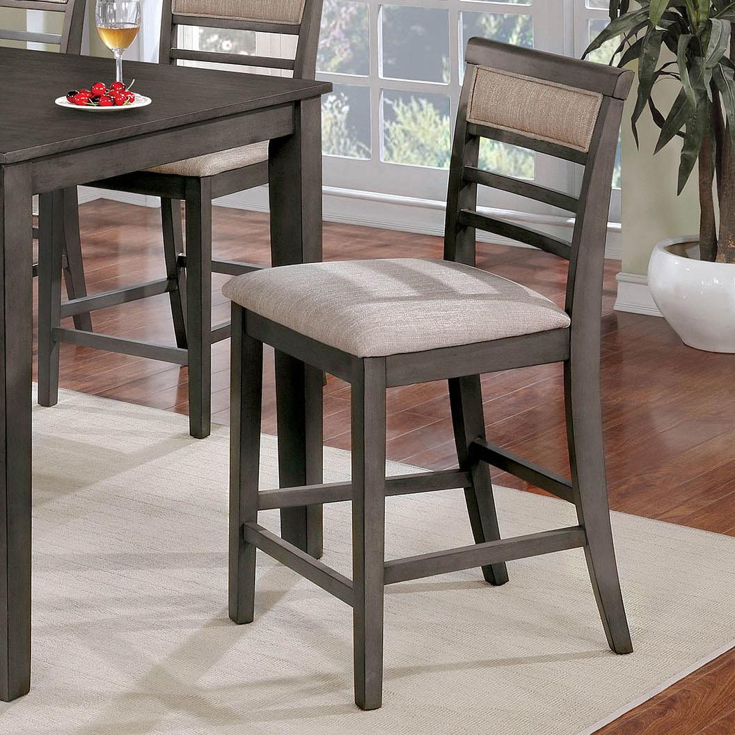  Furniture of America Fafnir CM3607PT-7PK 7 pc Counter Height Table Set IMAGE 3