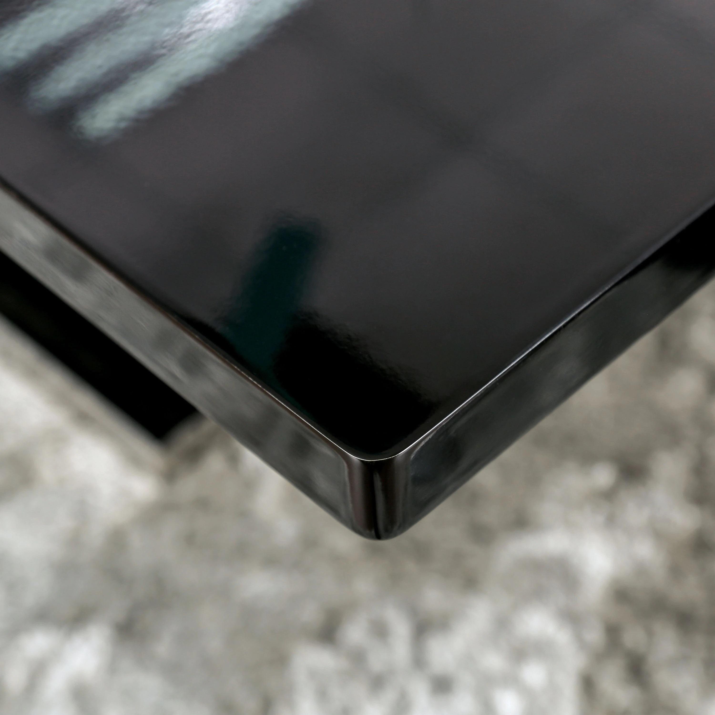  Furniture of America Midvale Dining Table with Pedestal Base CM3650BK-T-TABLE IMAGE 4