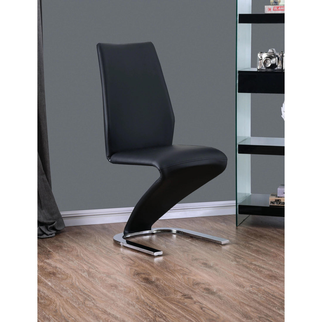  Furniture of America Midvale CM3650BK-SC-2PK Side Chair IMAGE 1