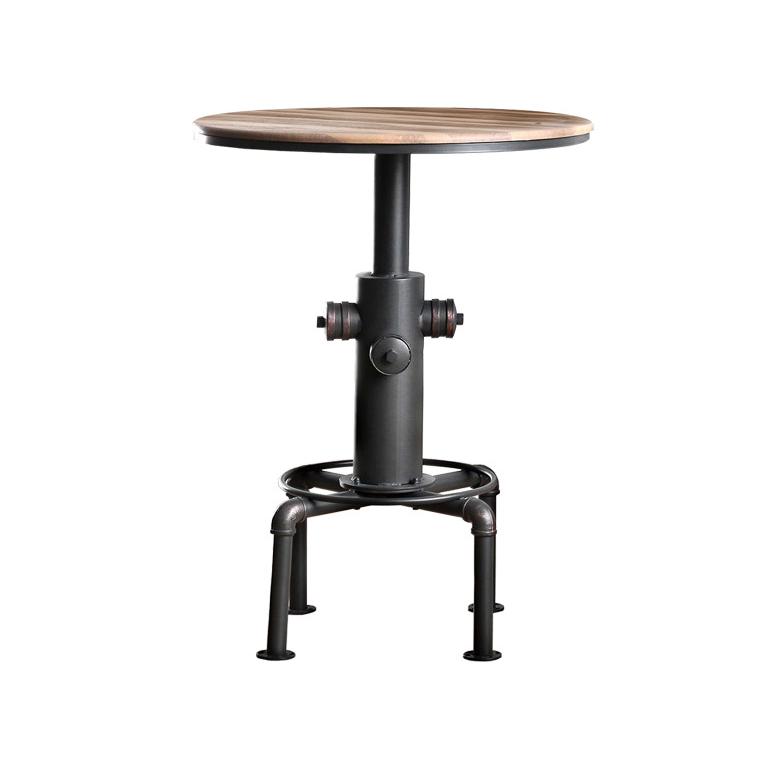  Furniture of America Round Foskey Pub Height Dining Table with Pedestal Base CM3367BT-TABLE IMAGE 1