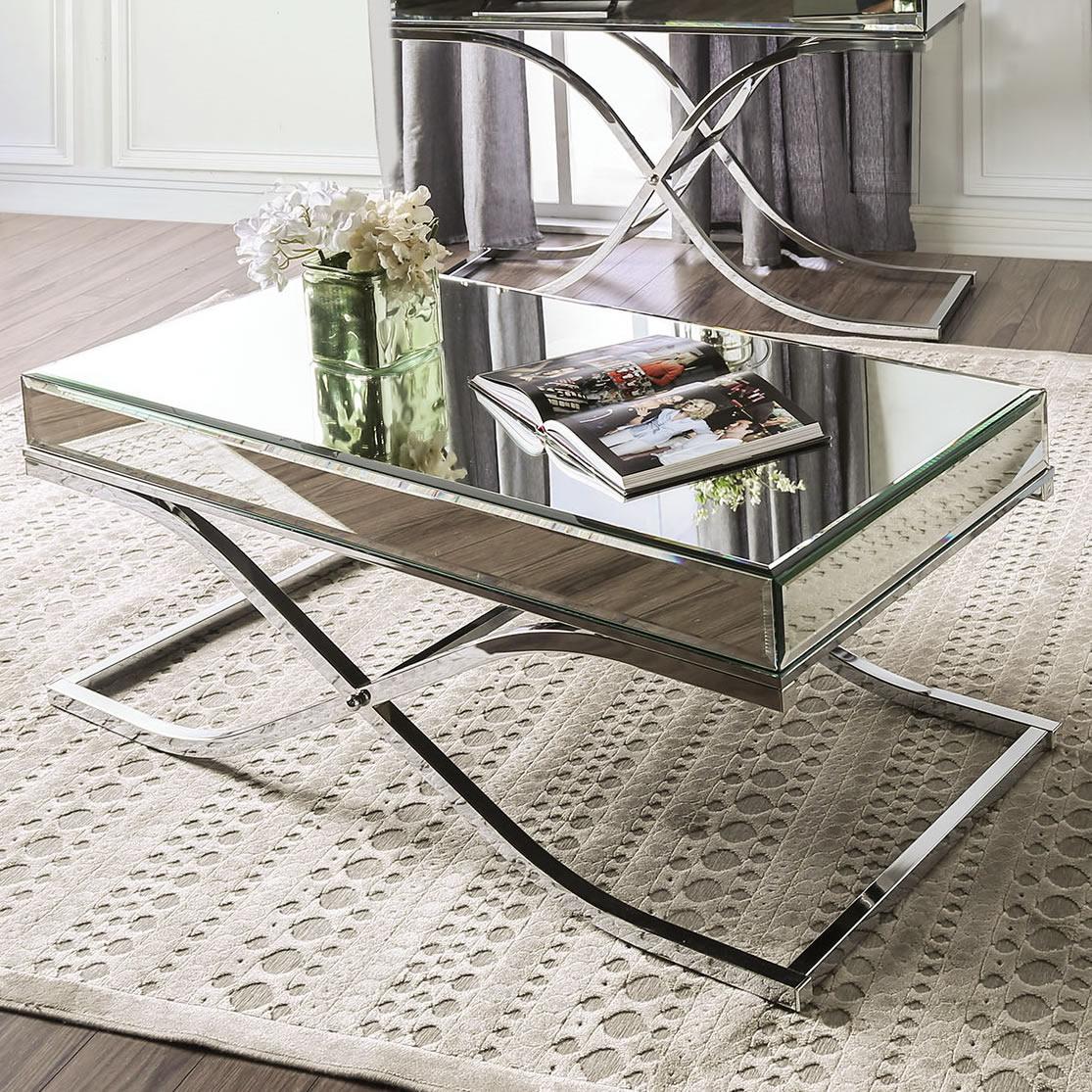  Furniture of America Sundance Coffee Table CM4230CRM-C IMAGE 3