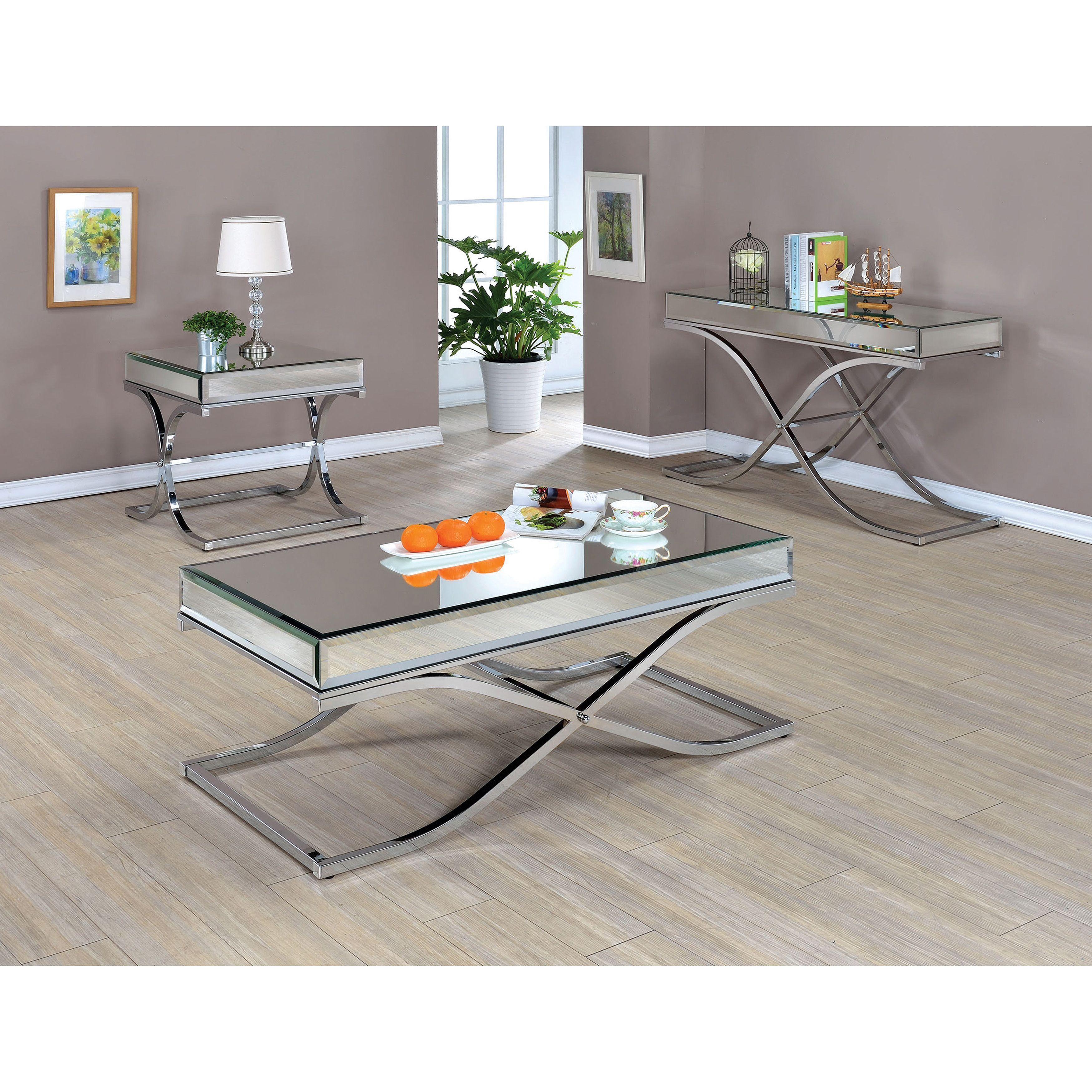  Furniture of America Sundance End Table CM4230CRM-E IMAGE 6
