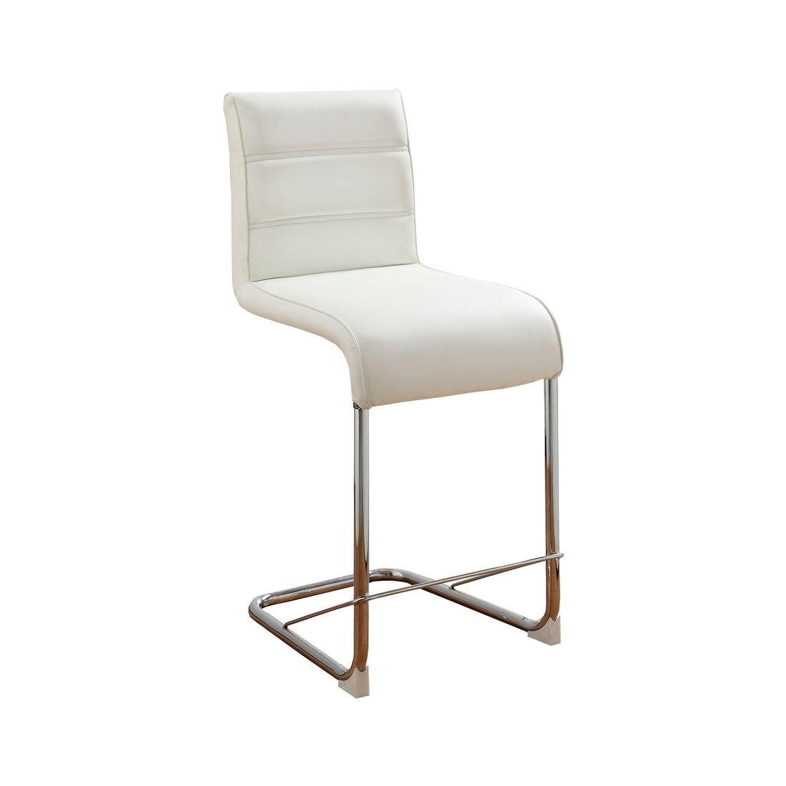  Furniture of America Mauna Counter Height Dining Chair CM8371WH-PC-2PK IMAGE 1