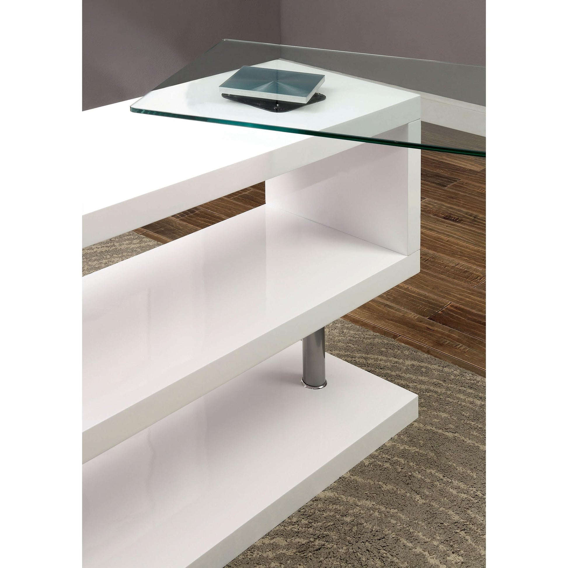  Furniture of America Office Desks Desks CM-DK6131WH IMAGE 3