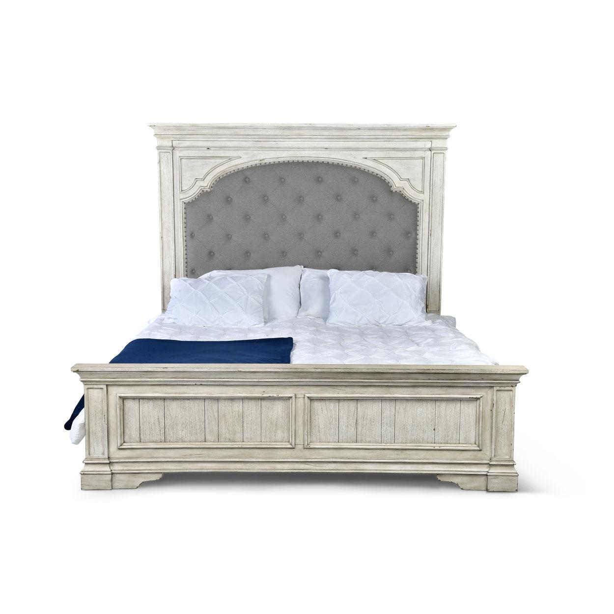  Steve Silver Furniture Highland Park King Upholstered Panel Bed HP900KFBW/HP900KHBW/HP900SRW IMAGE 1
