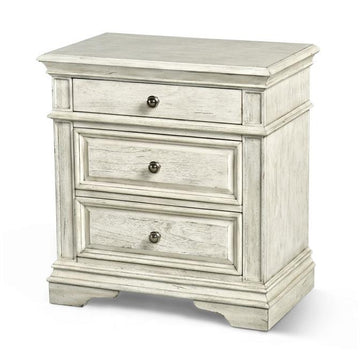  Steve Silver Furniture Highland Park 3-Drawer Nightstand HP900NSW IMAGE 1