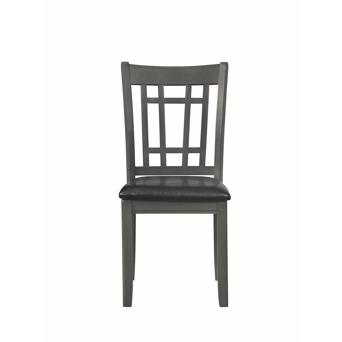  Coaster Furniture Lavon 108212 Wood Dining Side Chair - Medium Grey (Set of 2) IMAGE 1