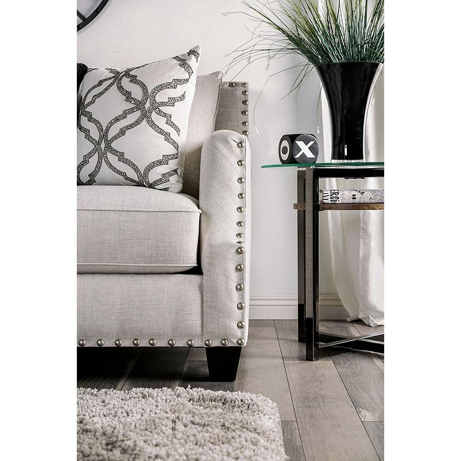  Furniture of America Phoibe Stationary Fabric Loveseat SM3078-LV IMAGE 3